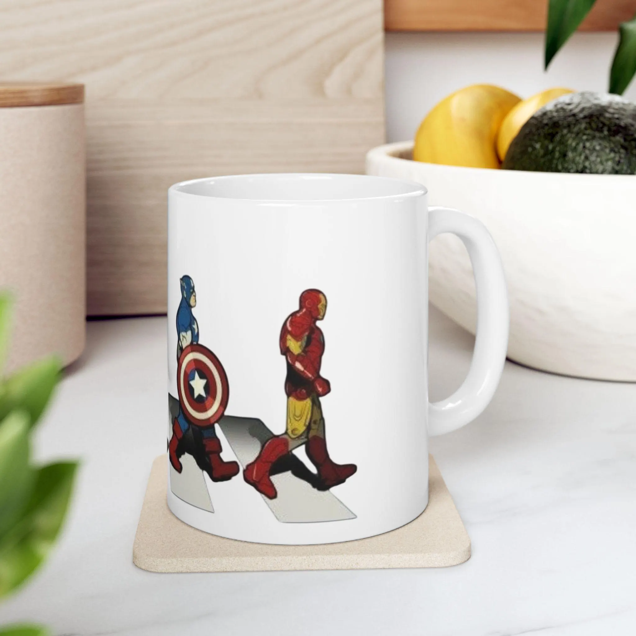 Hulk Thor Captain America Street Crossing Mug