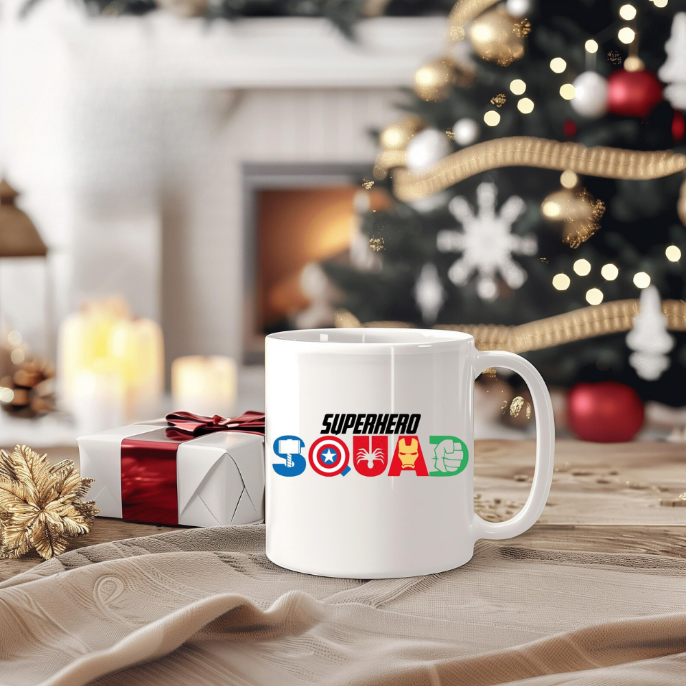 Superhero Squad Custom Coffee Mug