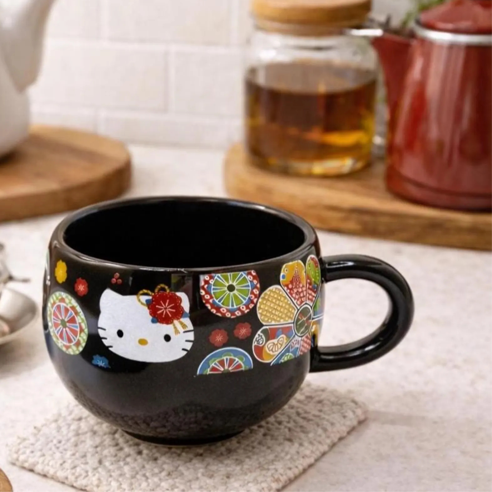 [Copy]Hello Kitty Black Ceramic Mugs – Sanrio 1976- 2000