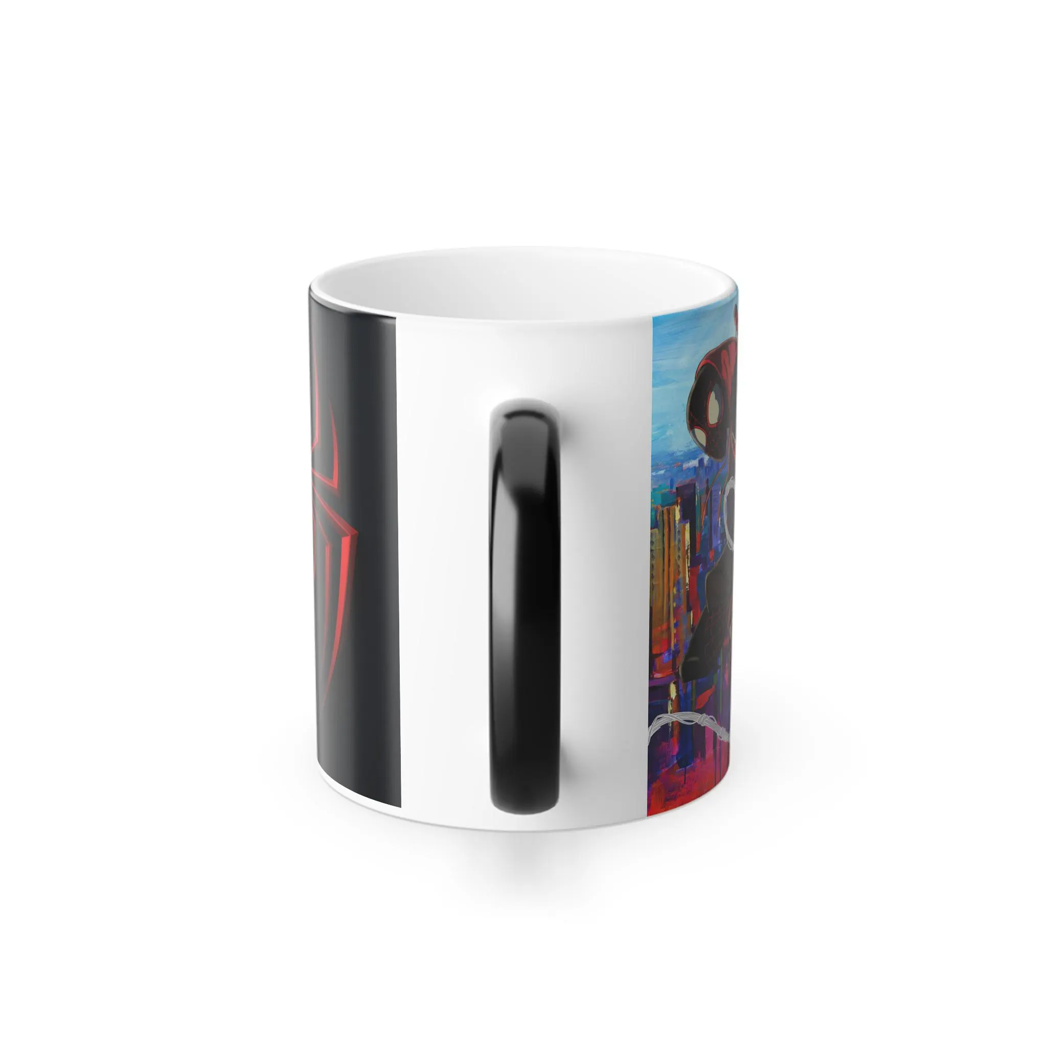 Spider Man Neon City Color Morphing Mug