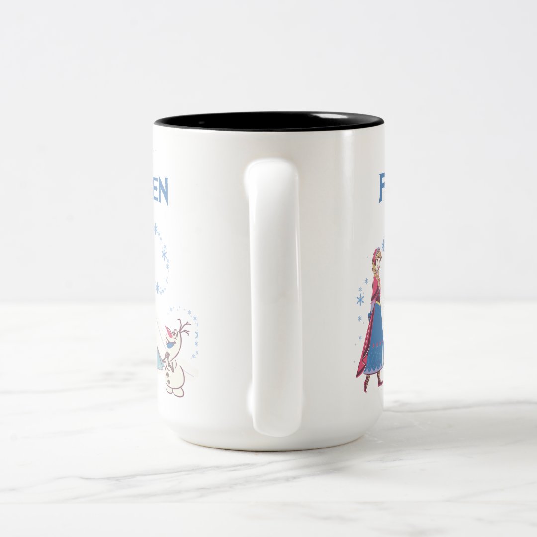 Elsa Anna Olaf Two-Tone Mug 
