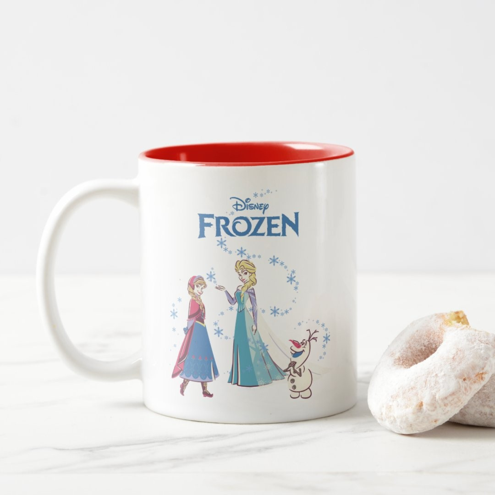 Frozen Sisters Snowman Duo Toned Mug
