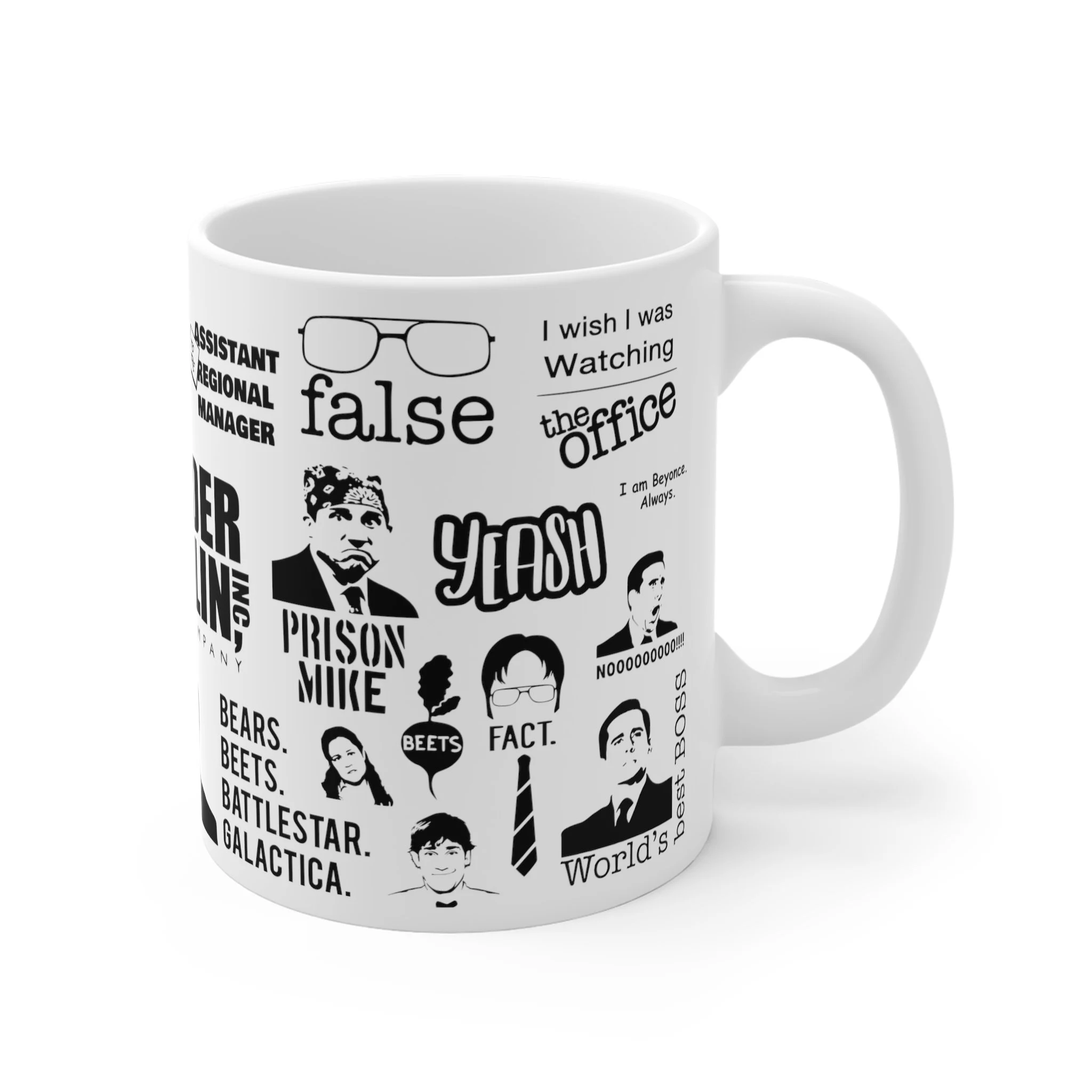 The Office Dunder Mifflin Quote Ceramic Mug