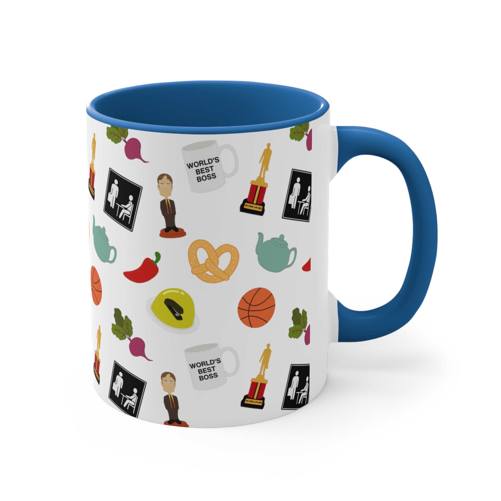 The Office Icons Ceramic Coffee Mug 11oz