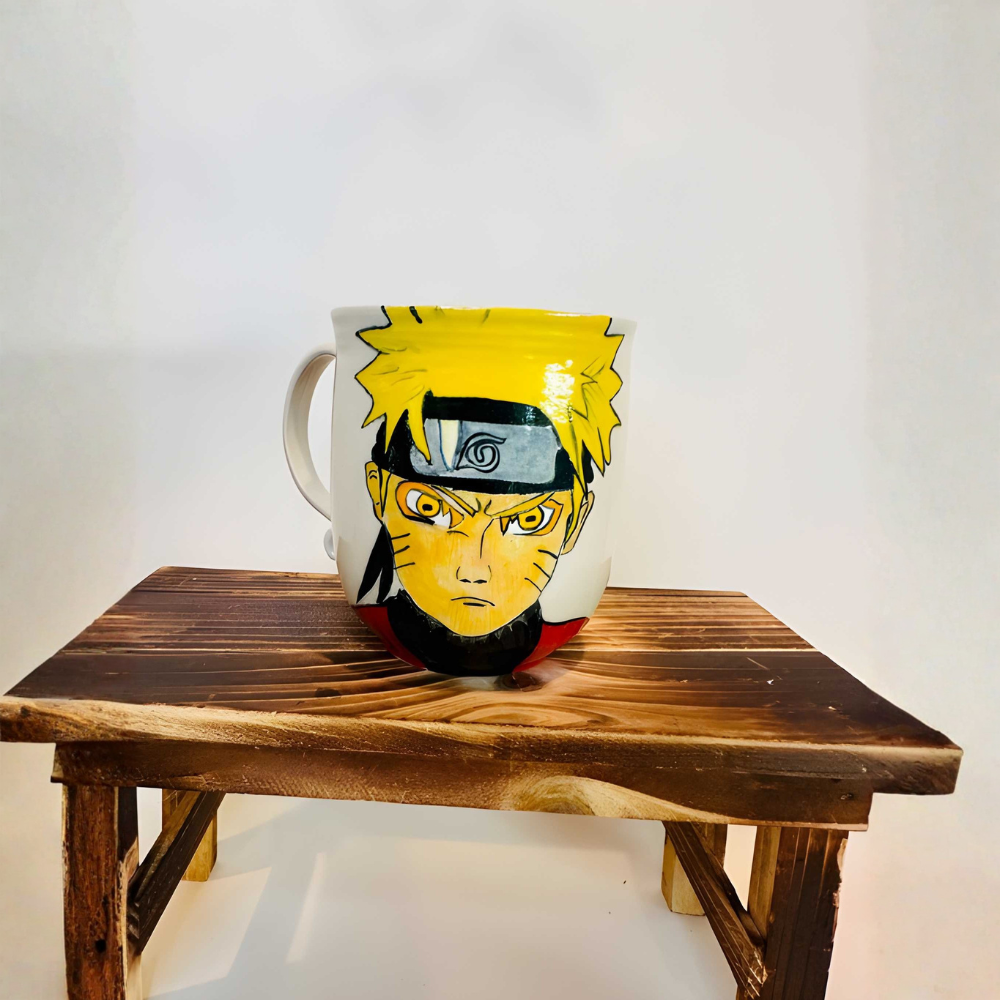 Hand-Painted Naruto Ceramic Mug | Anime Gift