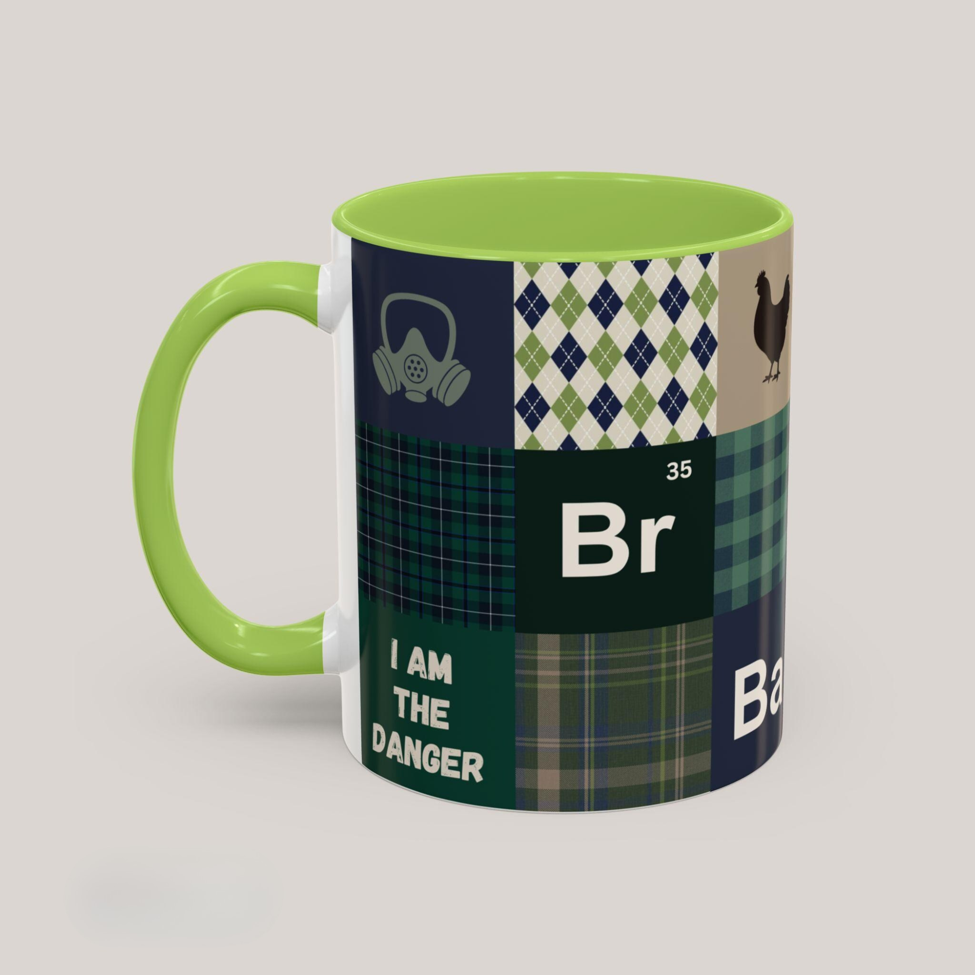 Heisenberg Patchwork Pattern Coffee Mug
