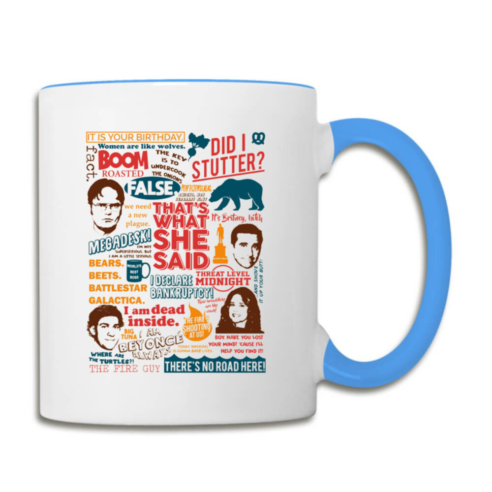 The Office Quotes Character Ceramic Mug