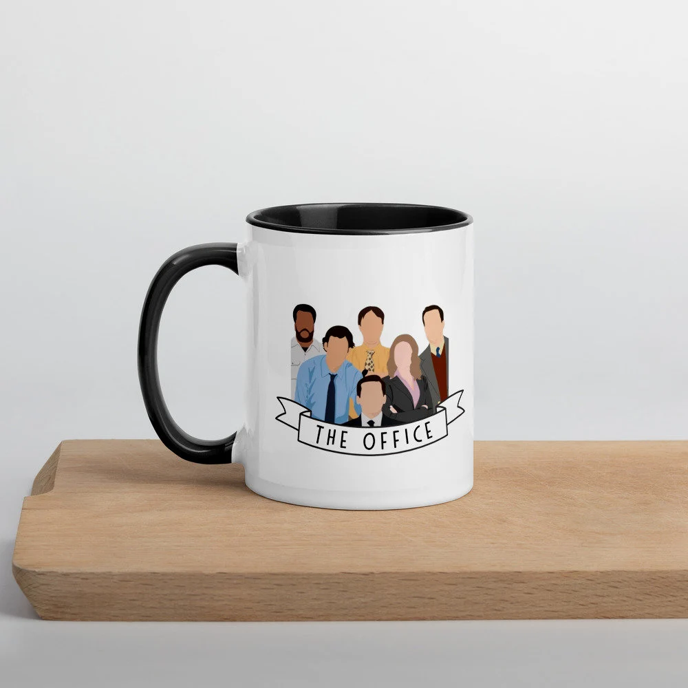 The Office Cast Minimalist Character Ceramic Mug 11oz