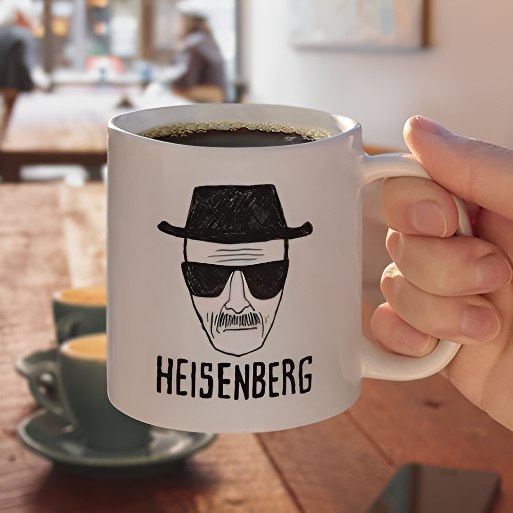 Heisenberg Sketch Breaking Bad 11oz Ceramic Mug 