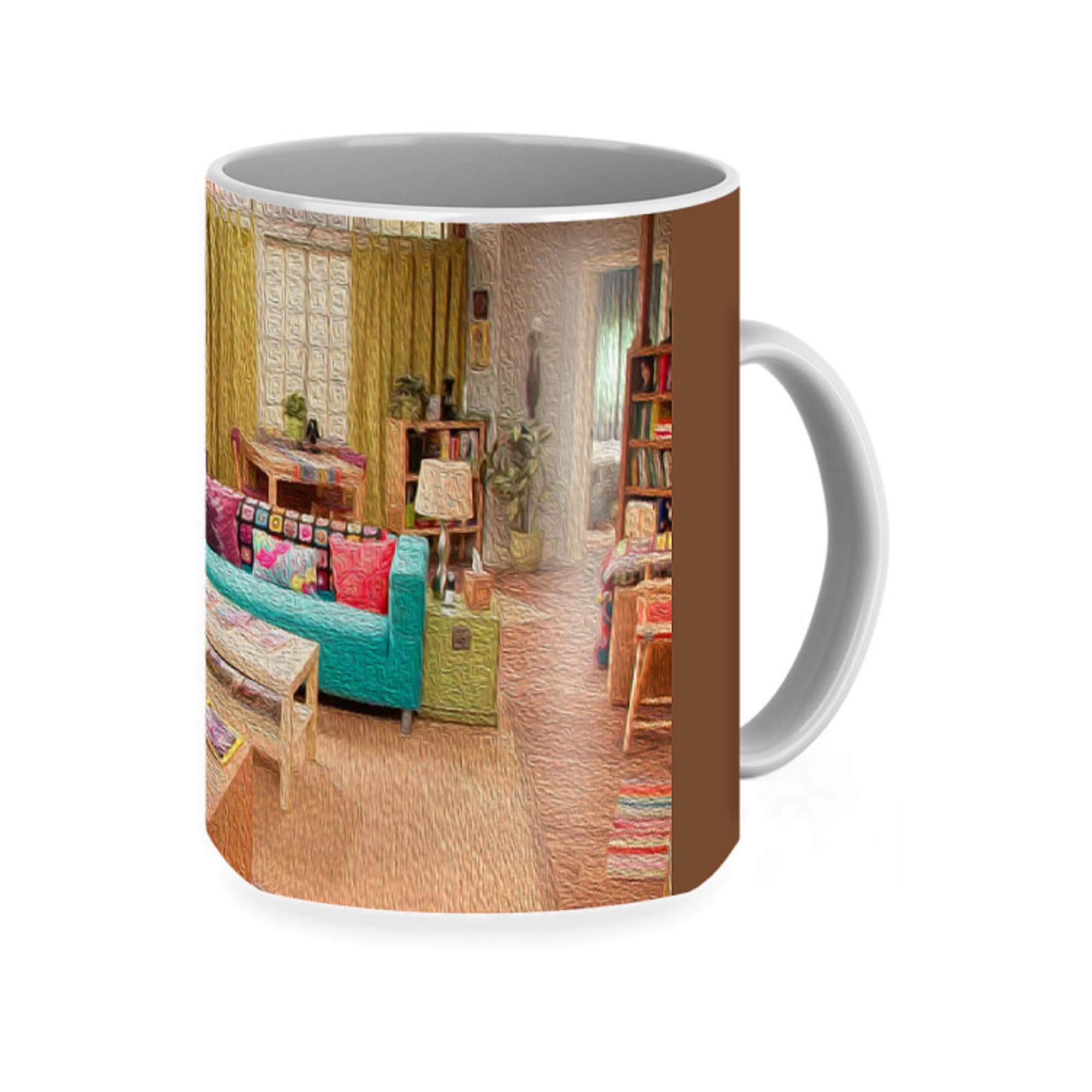 Penny Apartment Oil Painting Style Coffee Mug