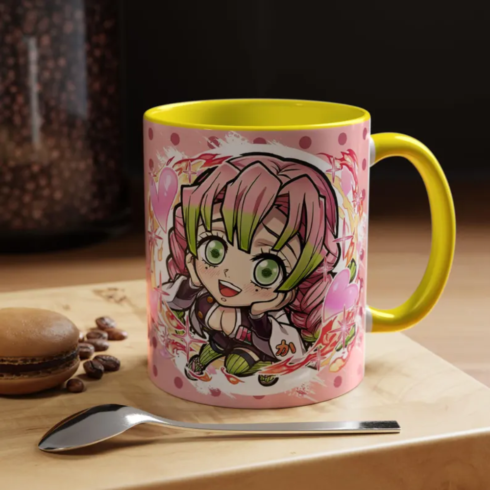 Demon Slayer, Mitsuri Kanroji Coffee Mug (11, 15oz)