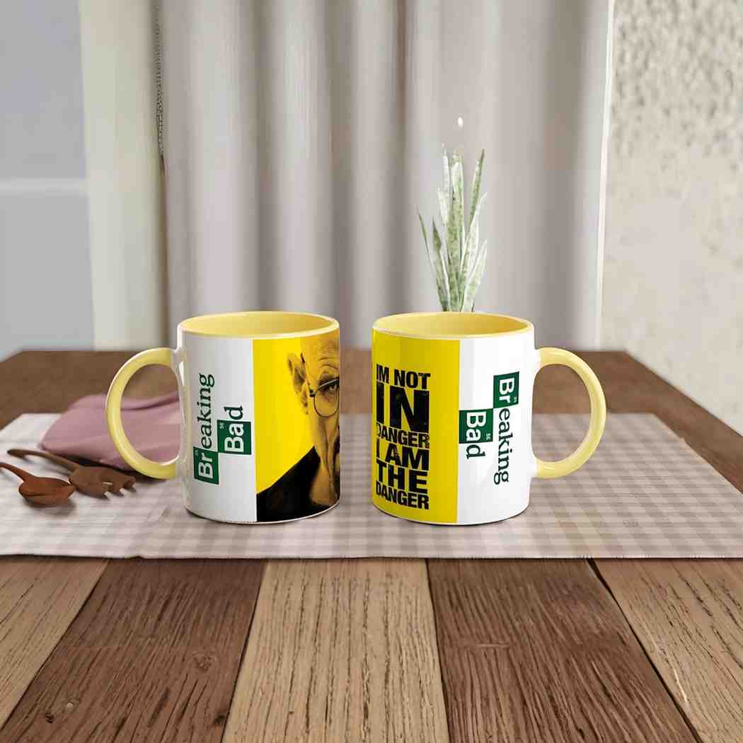 Breaking Bad Tribute Portrait Quote Printed Mug