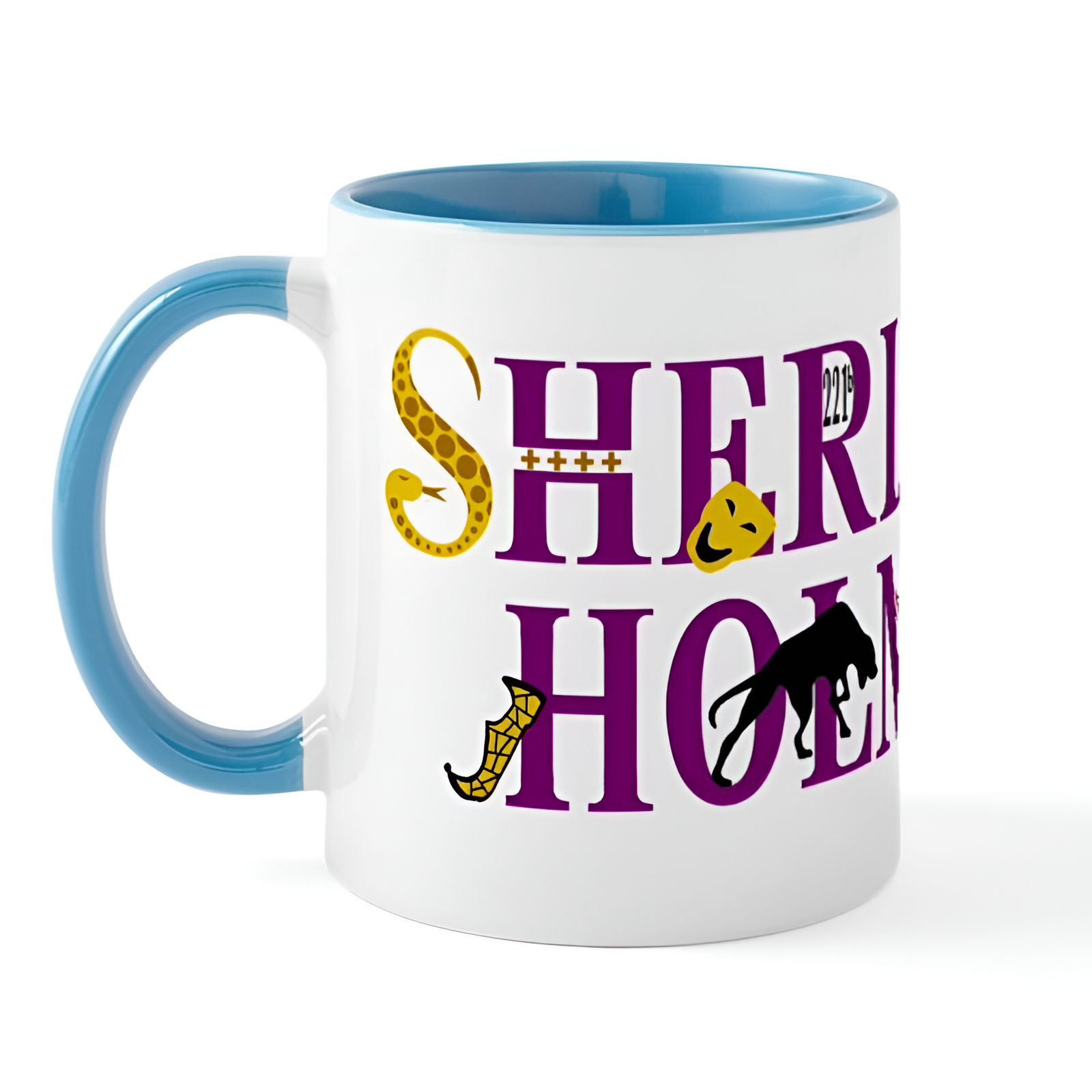 Sherlock Holmes Lives Ceramic Coffee Mug 