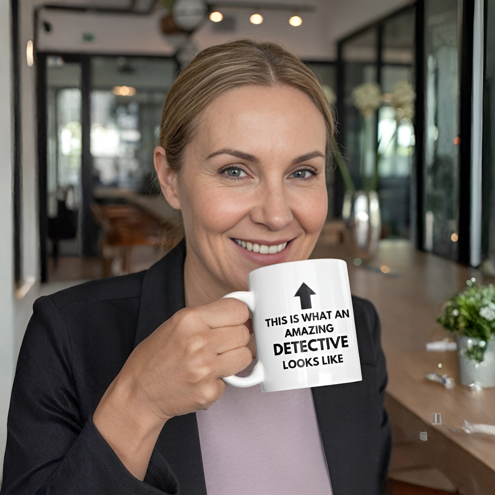Sherlock How Detective Looks Ceramic Coffee Mug 