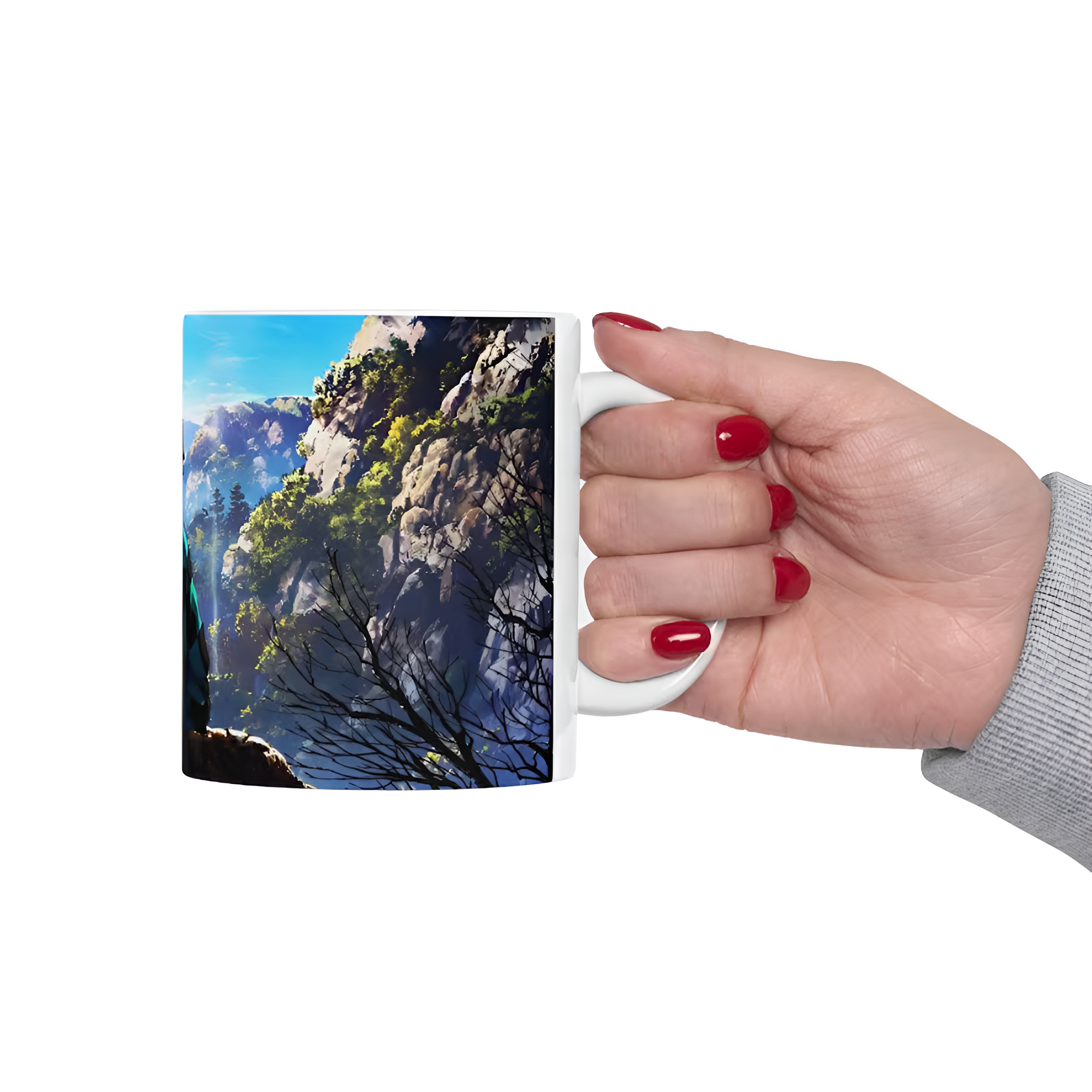 Demon Slayer Mug, Tanjiro Anime Ceramic Mug