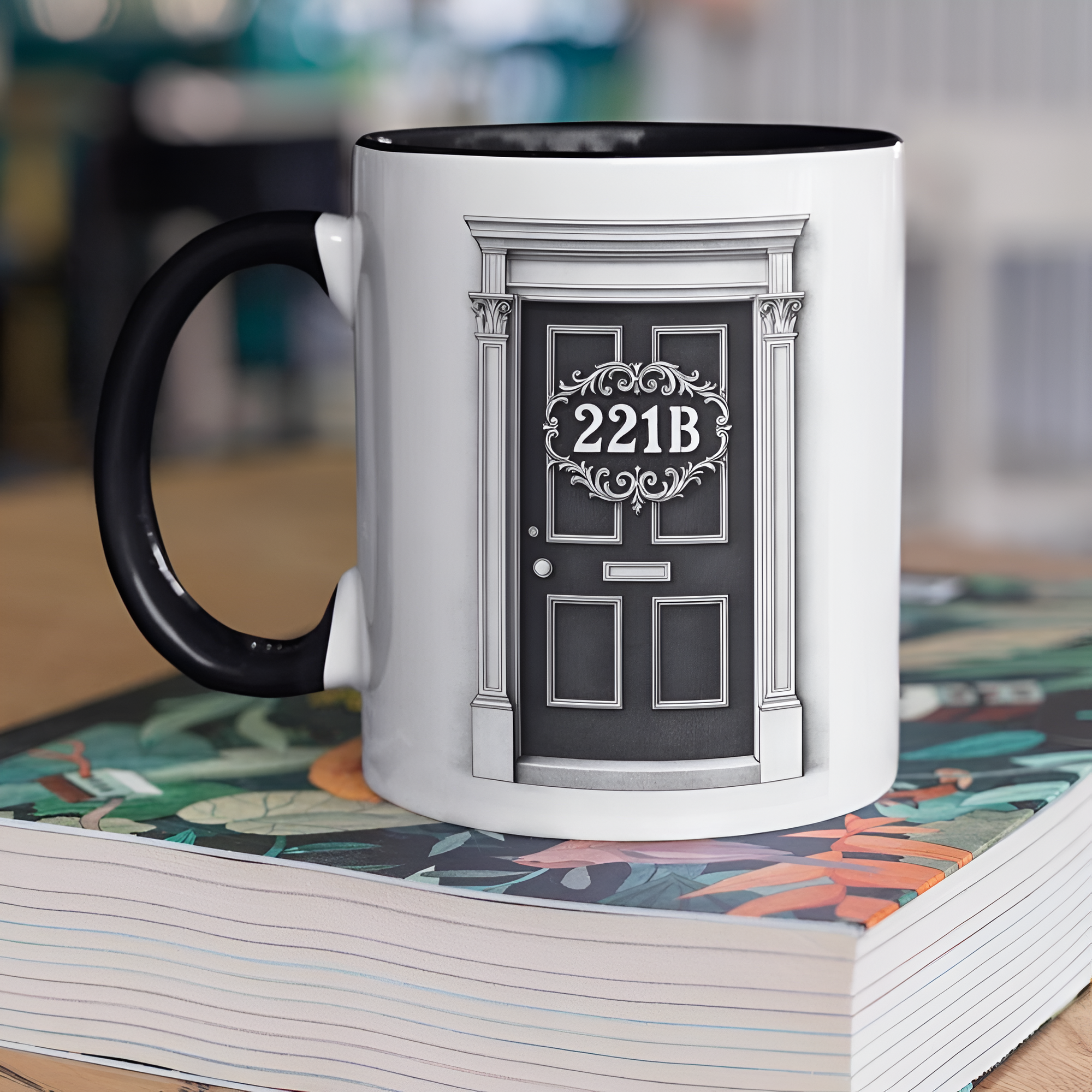 Sherlock Holmes Baker Street Ceramic Coffee Mug