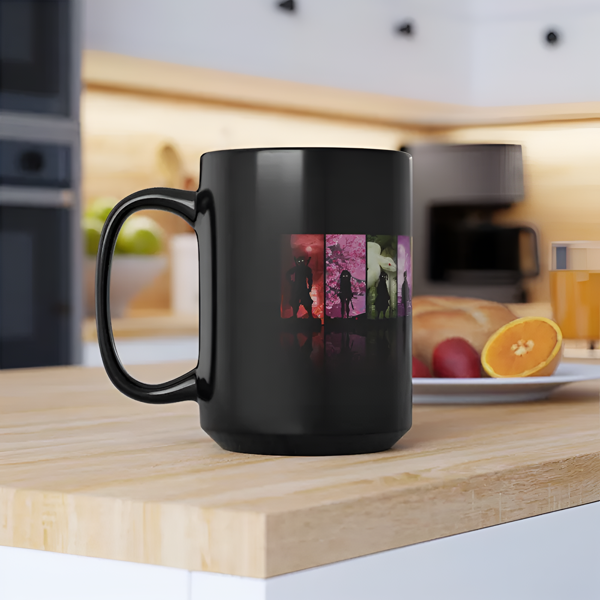 Demon Slayer Black mug(15 oz.)