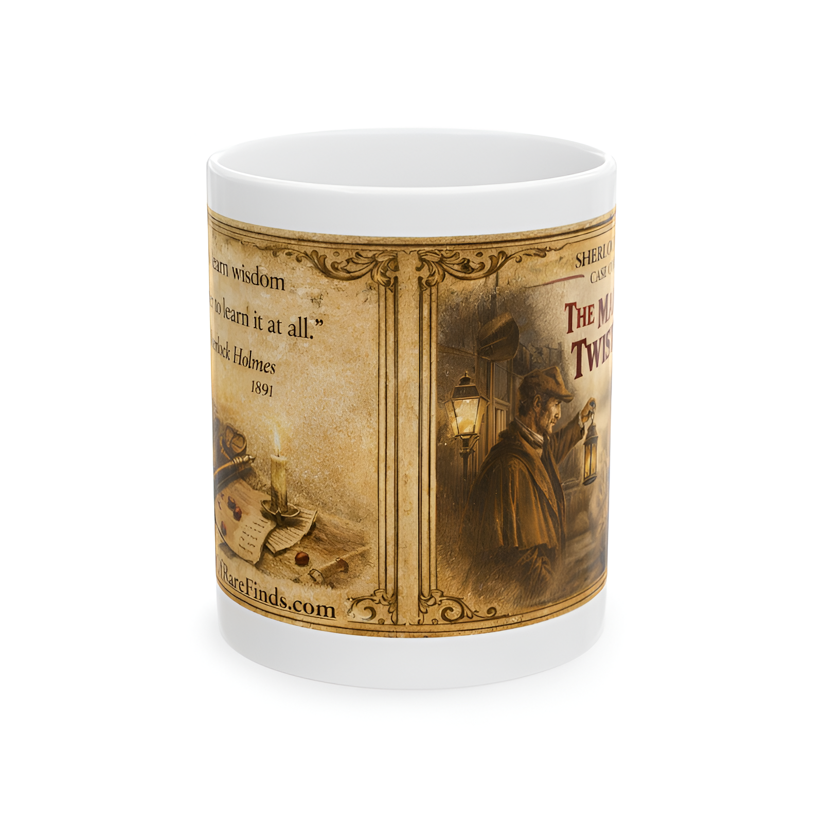 Sherlock Holmes Case 06 Detective Quote Mug