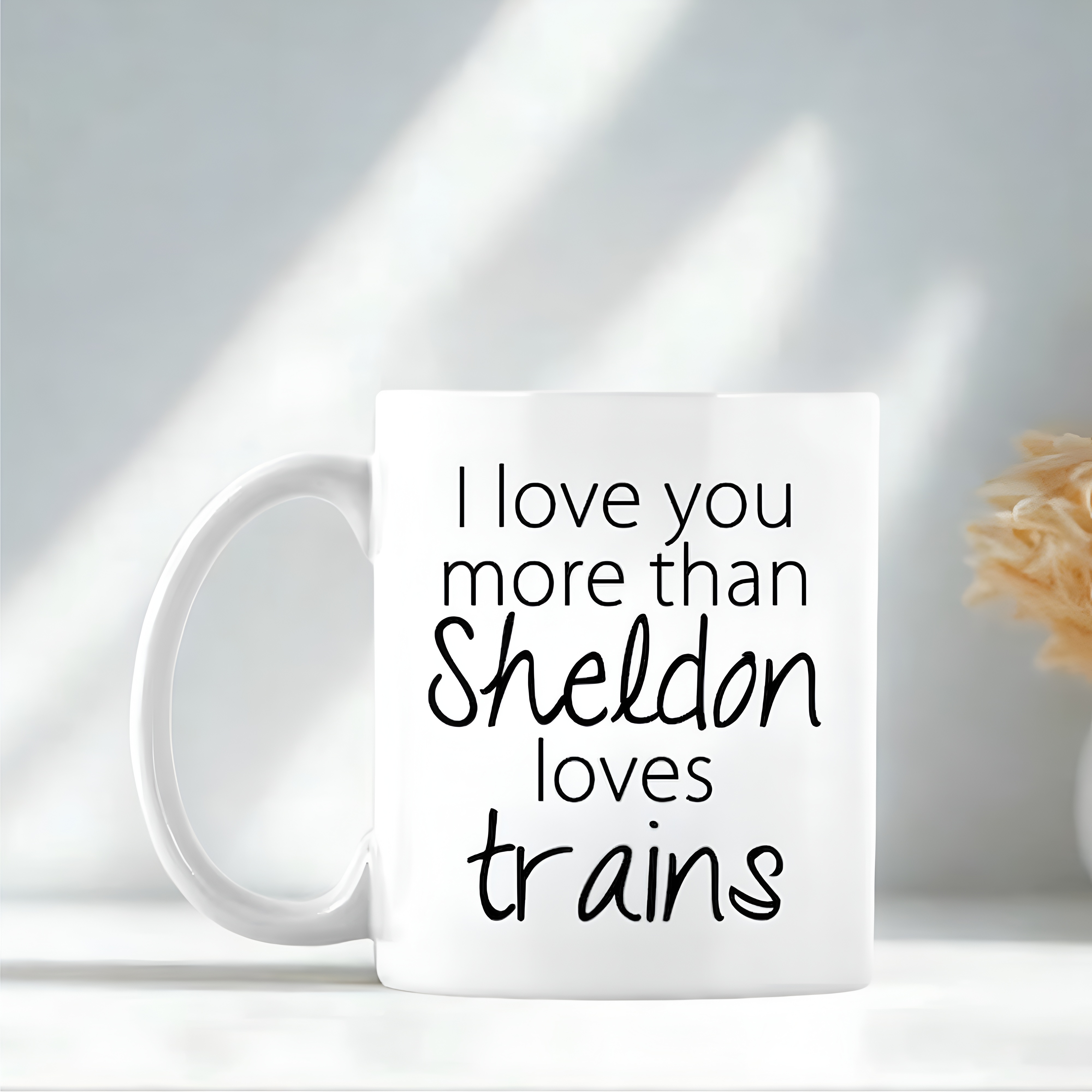 Sheldon Train Quote Print The Big Bang Theory 11oz Coffee Mug