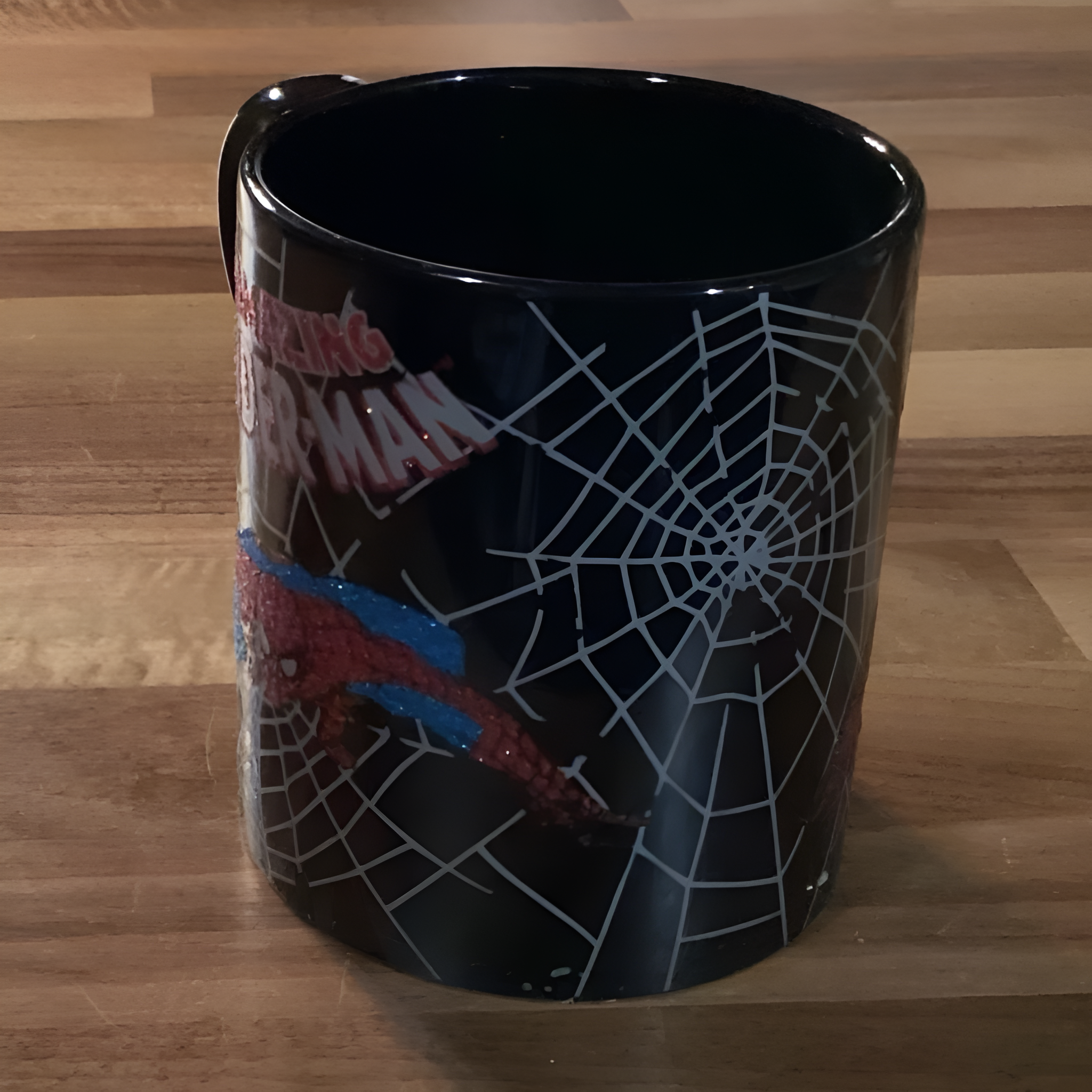 Amazing Spider Man Glitter Coffee Mug Cup