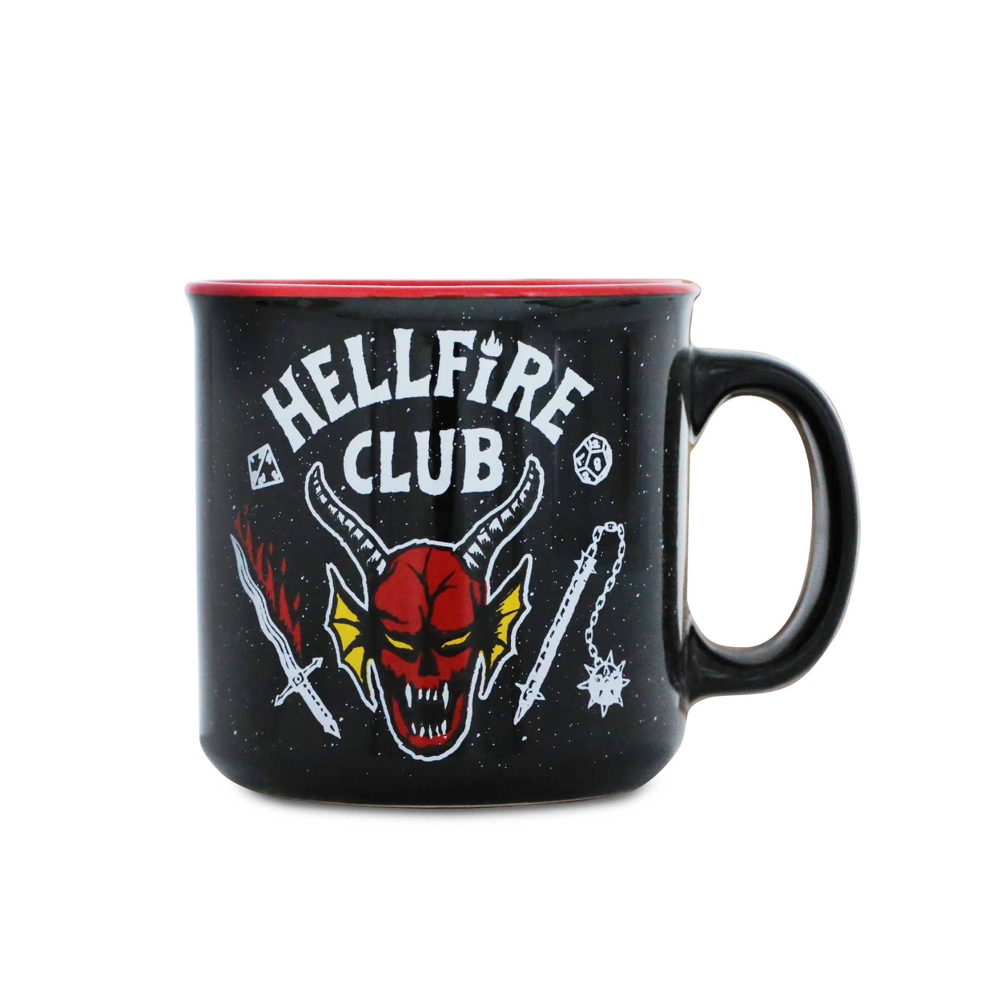 Stranger Things Hellfire Club 20 Oz Ceramic Camper Mug
