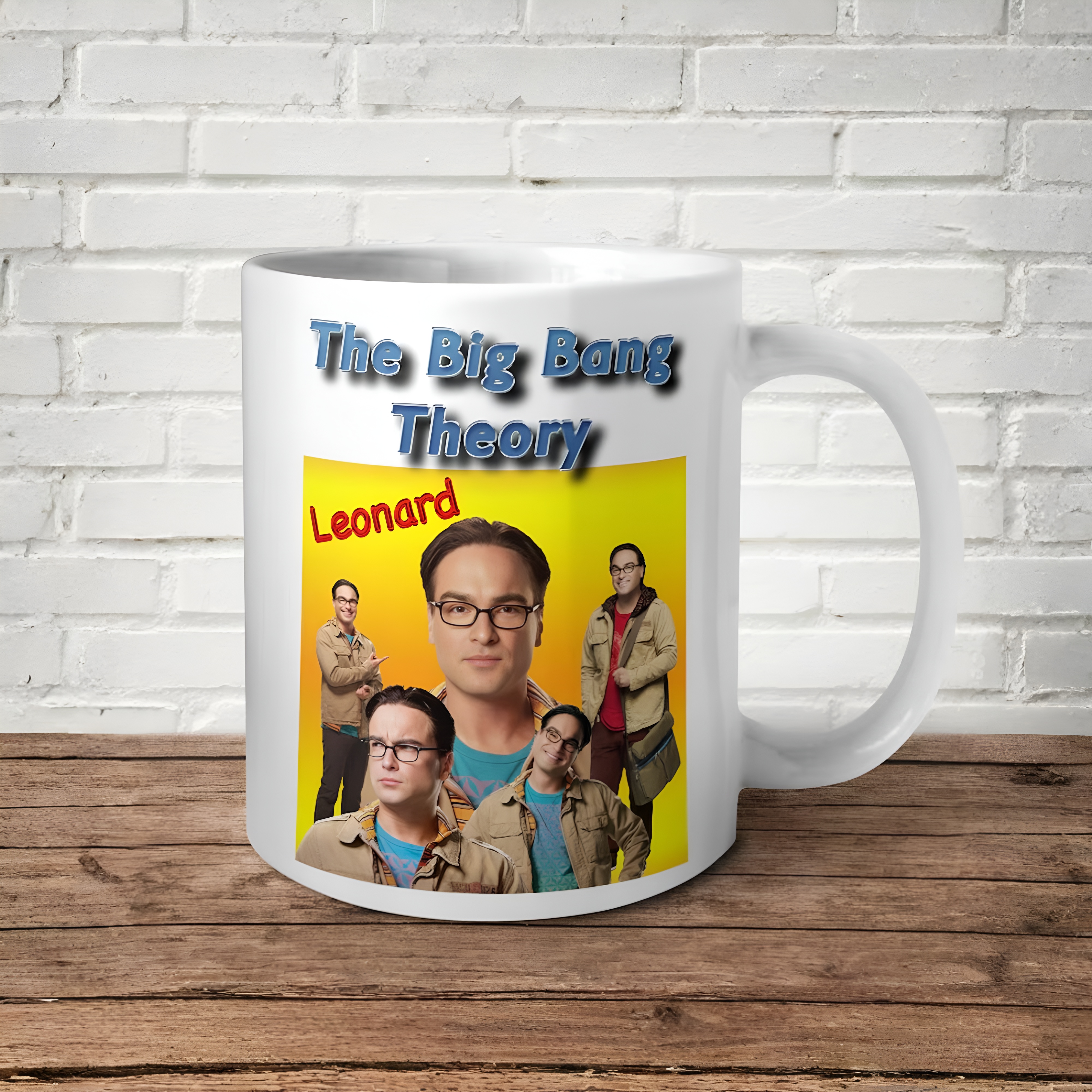 Leonard Hofstadter Funny Character Print The Big Bang Theory 11oz Coffee Mug