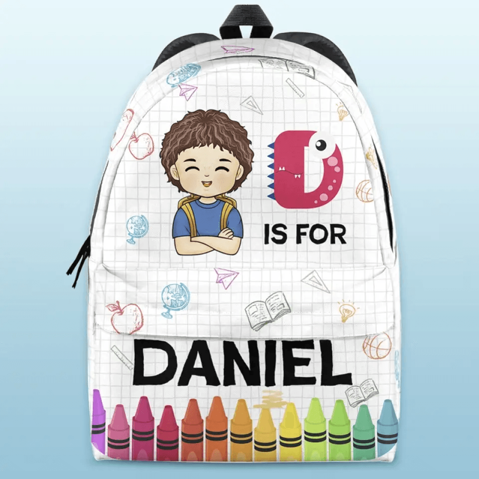 Back To School Personalized Custom Kid Backpack - Inspire Cups