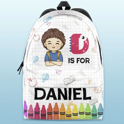 Back To School Personalized Custom Kid Backpack - Inspire Cups