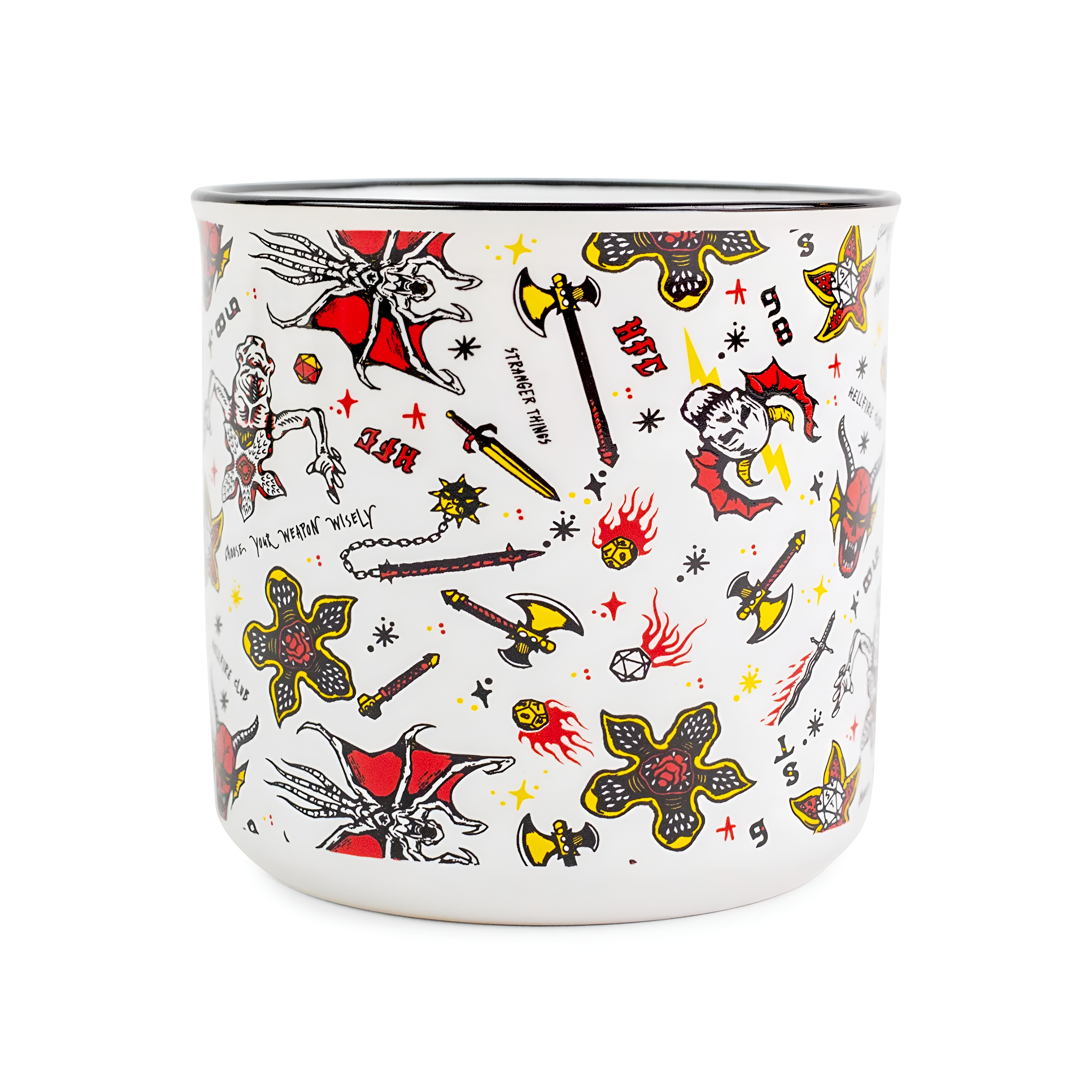 Stranger Things Hellfire Club Icons 20 Oz Camper Mug 