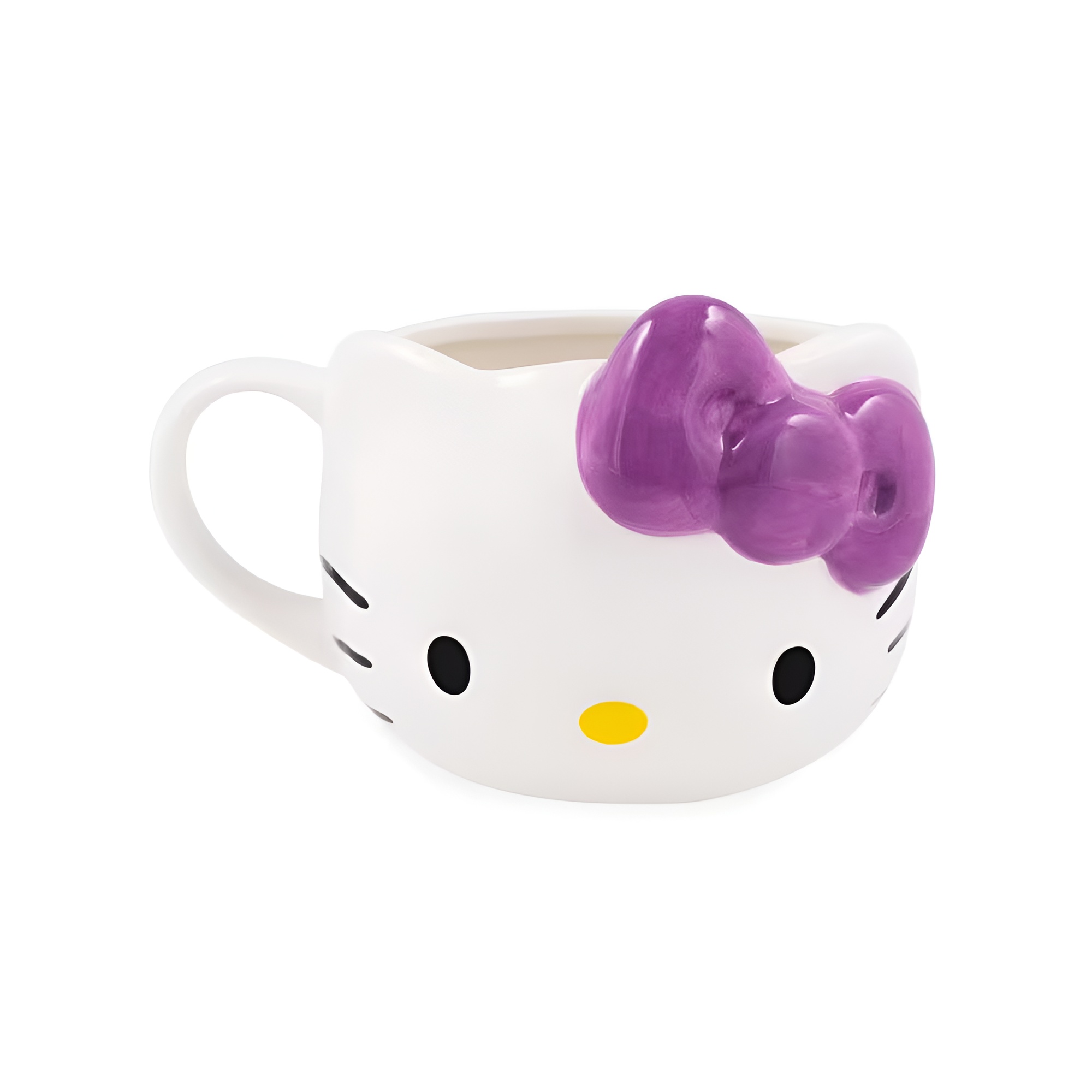 Hello Kitty Purple Bow Sculpted Ceramic Mug | Holds 20 Ounces
