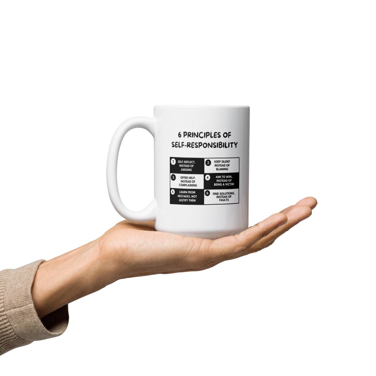 Self Responsibility Quote Mug - Inspire Cups