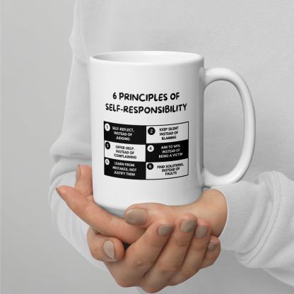 Self Responsibility Quote Mug - Inspire Cups