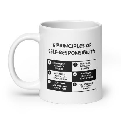 Self Responsibility Quote Mug - Inspire Cups