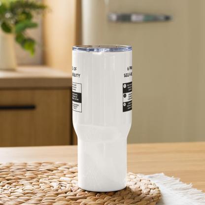 Self-Responsibility Travel Mug – Stainless Steel Motivational Tumbler - Inspire Cups
