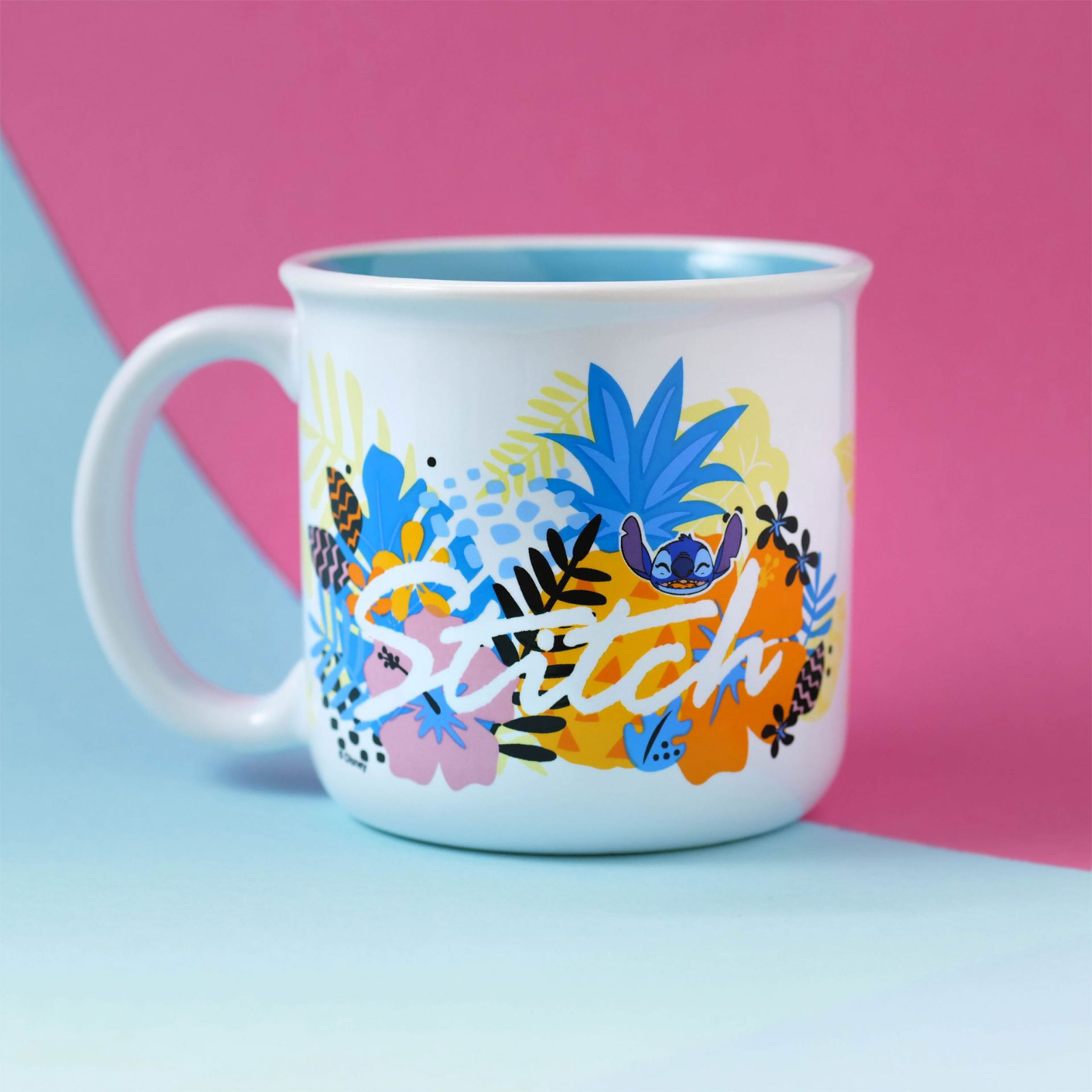 Lilo And Stitch Palm Theme Printed Ceramic Coffee Mug