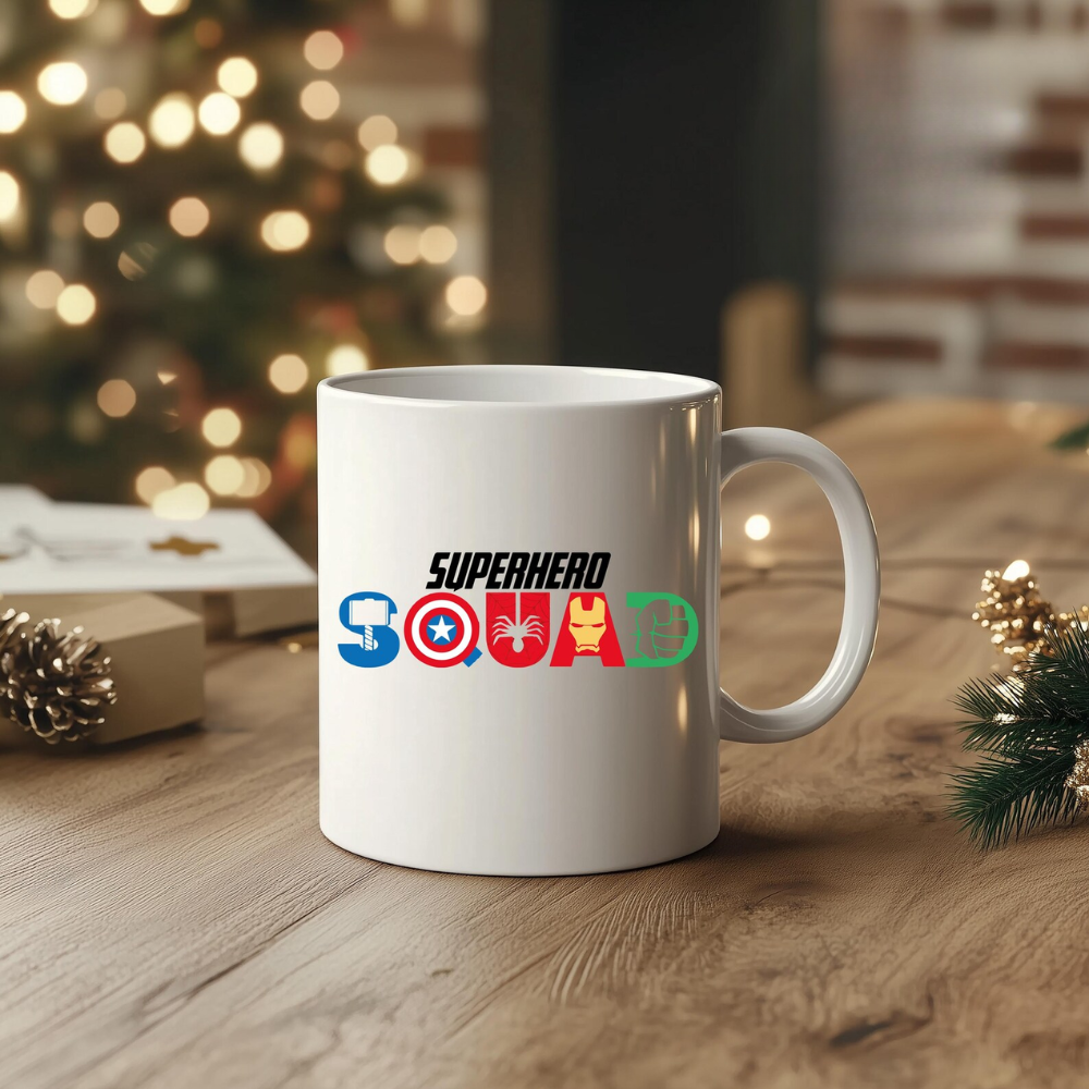 Superhero Squad Custom Coffee Mug