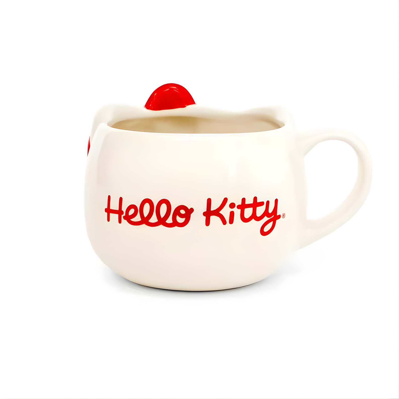 Hello Kitty Red Bow Ceramic 3D Molded Mug