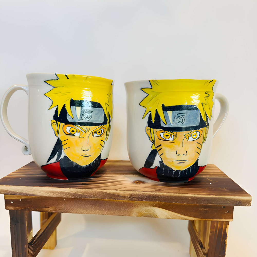 Hand-Painted Naruto Ceramic Mug | Anime Gift