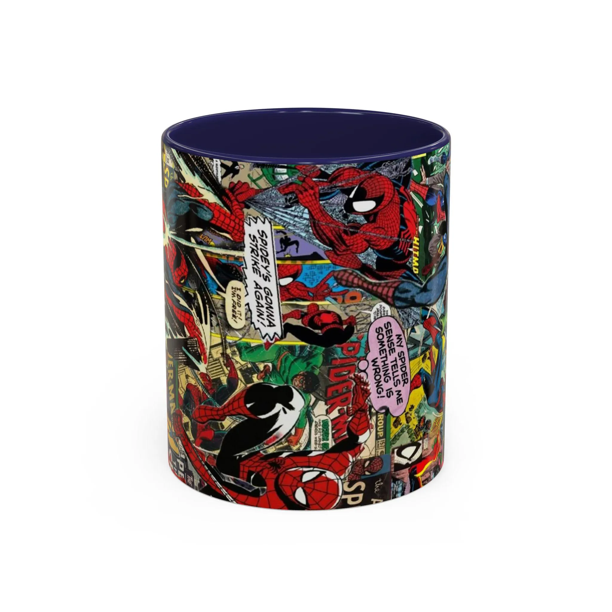 Spider Man Comic Collage Ceramic Mug