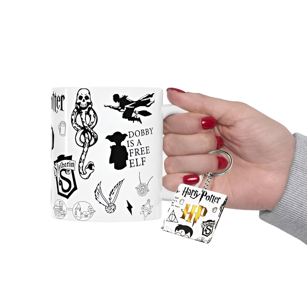 Harry Potter Ceramic Mug And Keychain Set
