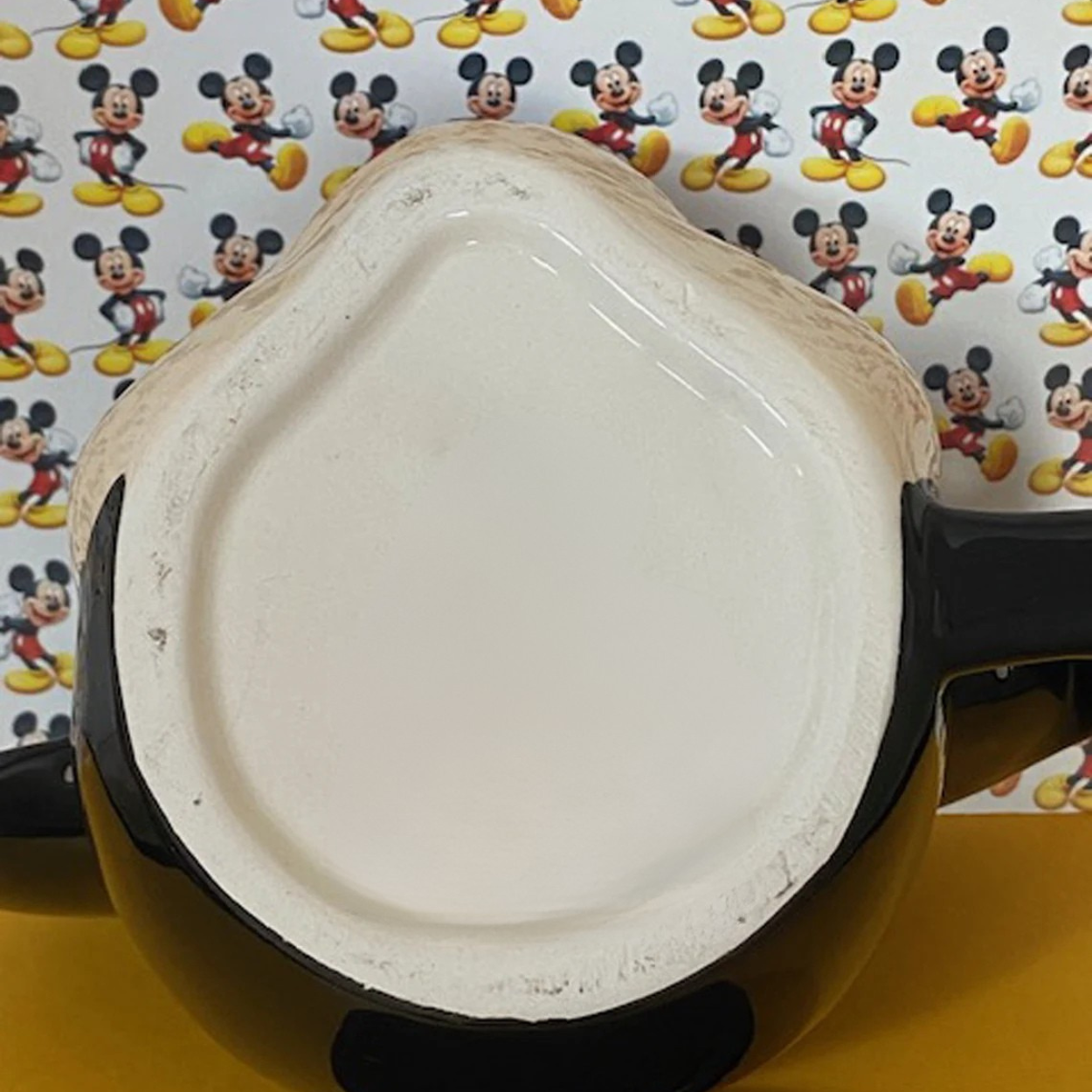Set Of 2 Mickey And Minnie Mouse Character Themed Ceramic Figural Mug