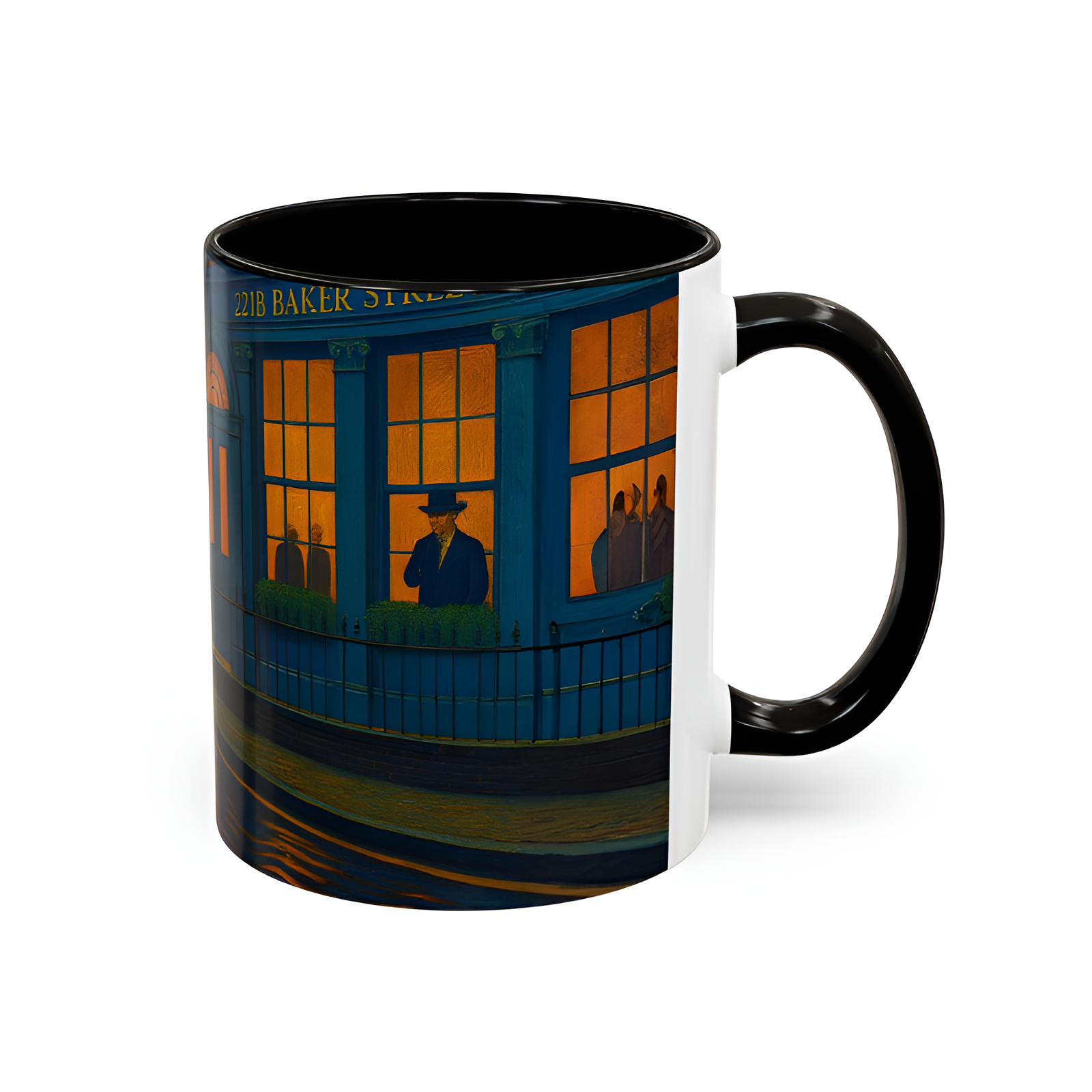 Sherlock Inspired Baker Street Evening Ceramic Mug 