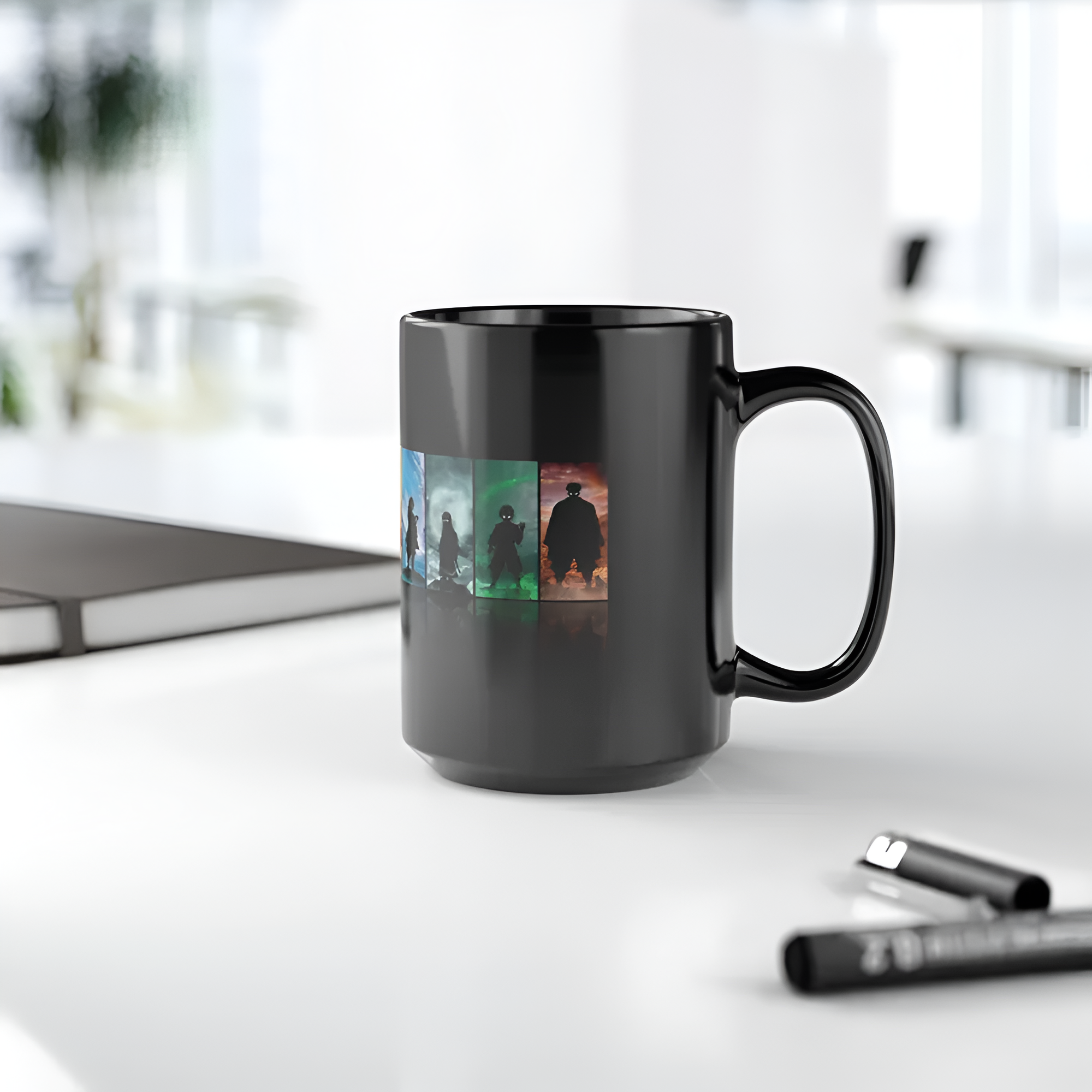 Demon Slayer Black mug(15 oz.)