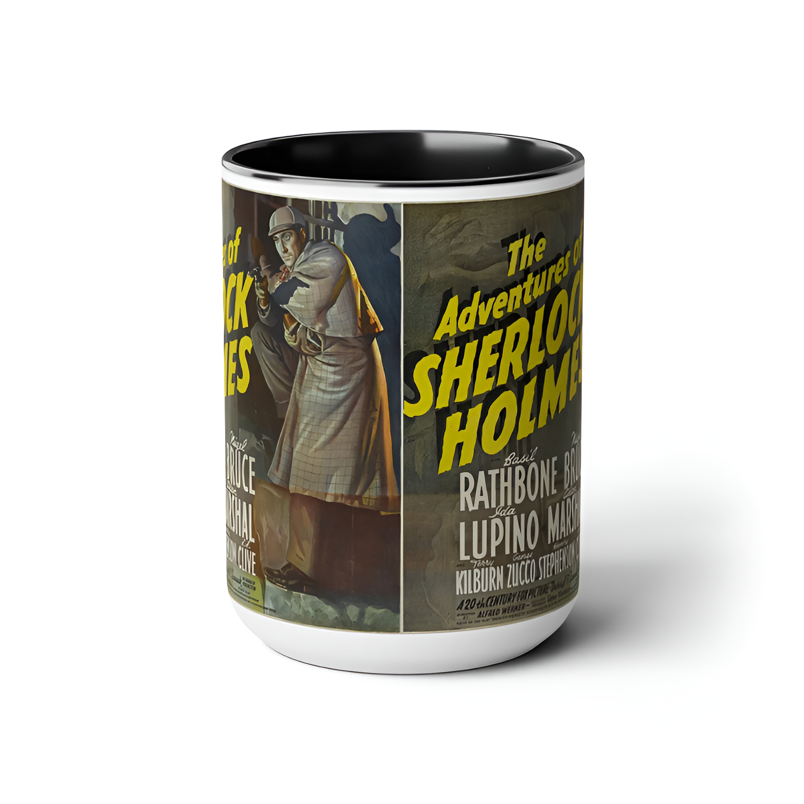 Sherlock Holmes Vintage Movie Poster Ceramic Mug