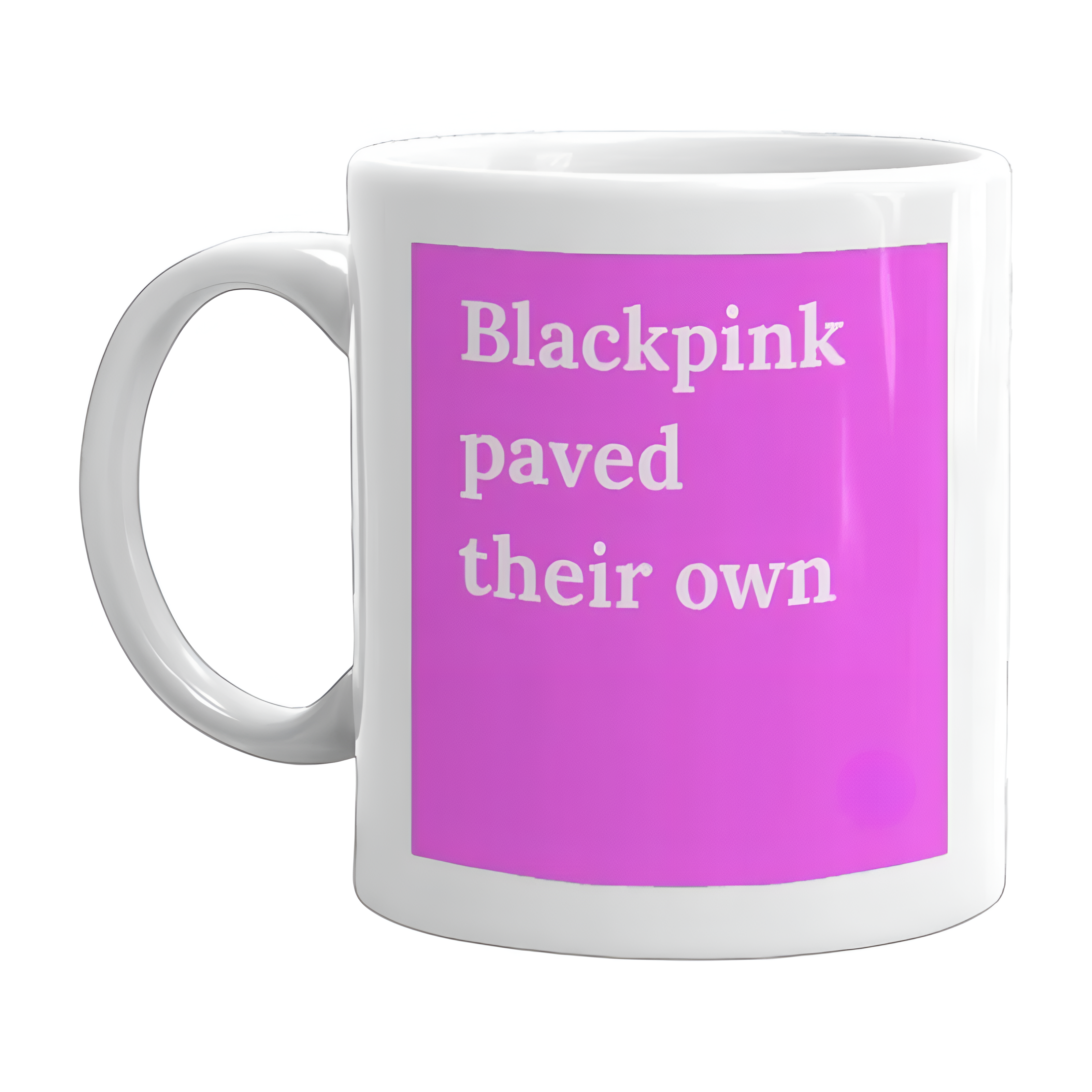 Black PinkCeramic Coffee Mug For Music Fans