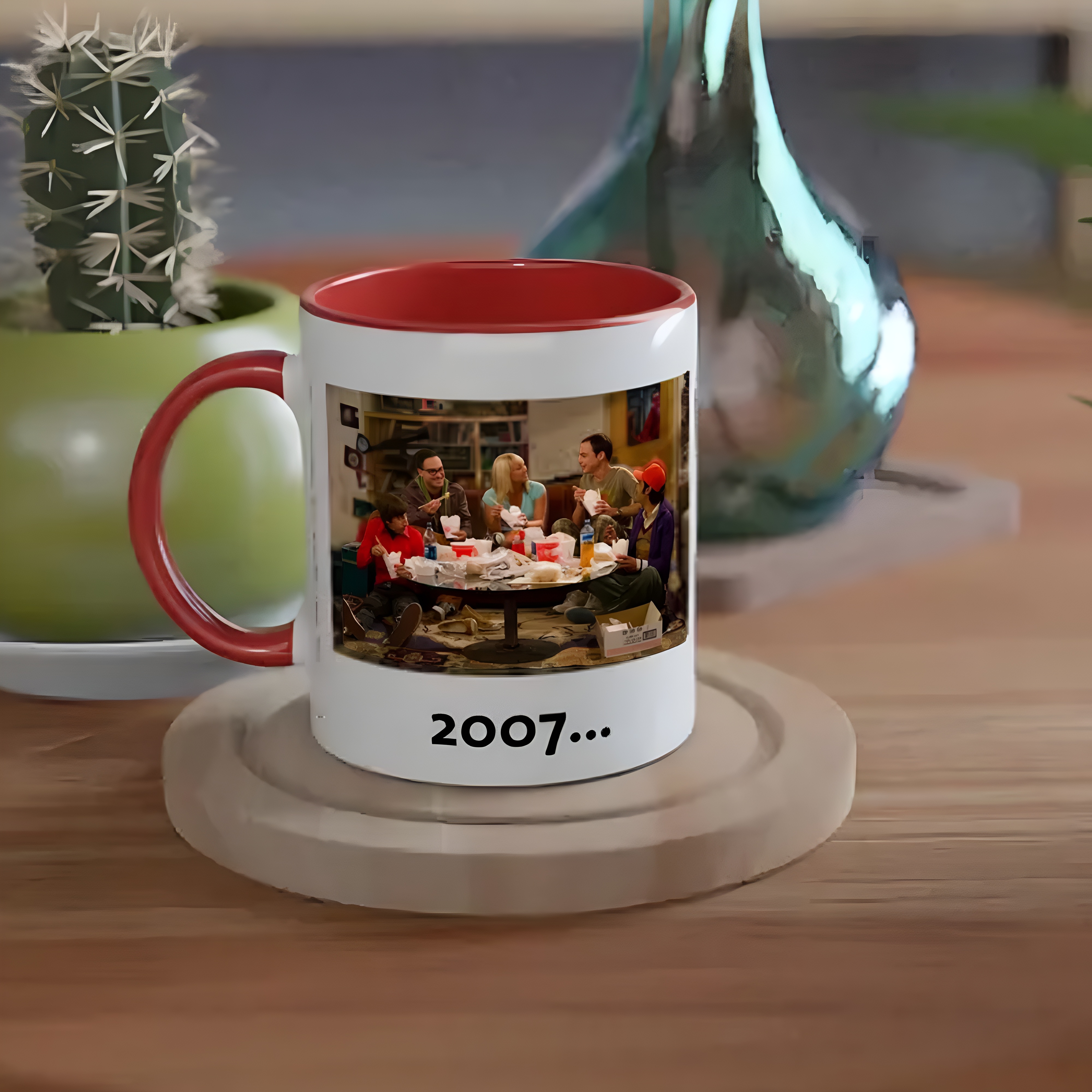 Big Bang Theory 2007 Scene Coffee Mug With Double Sided Print