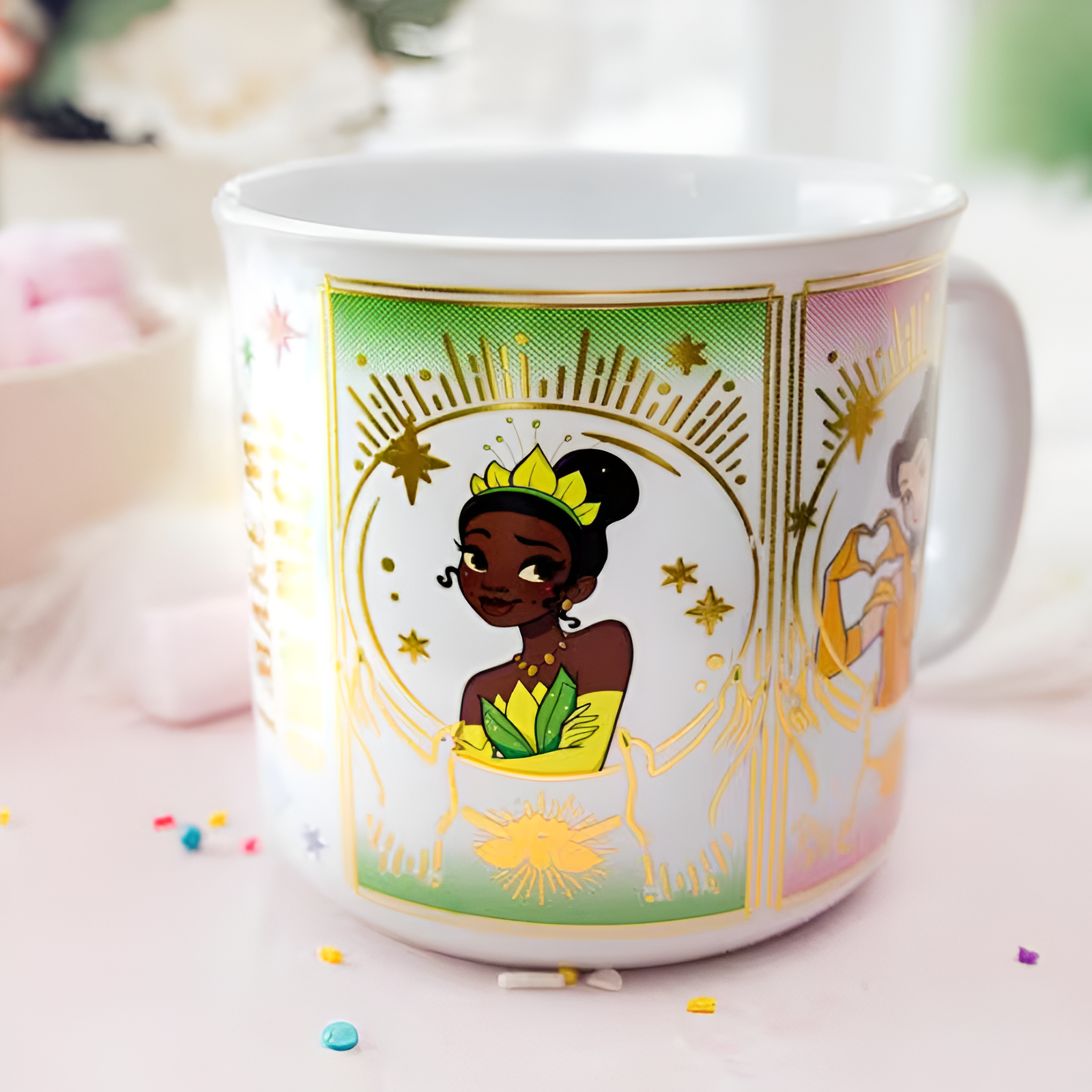 Princess “I Make My Own Magic” 20oz Foil Ceramic Mug Cute Coffee Cup
