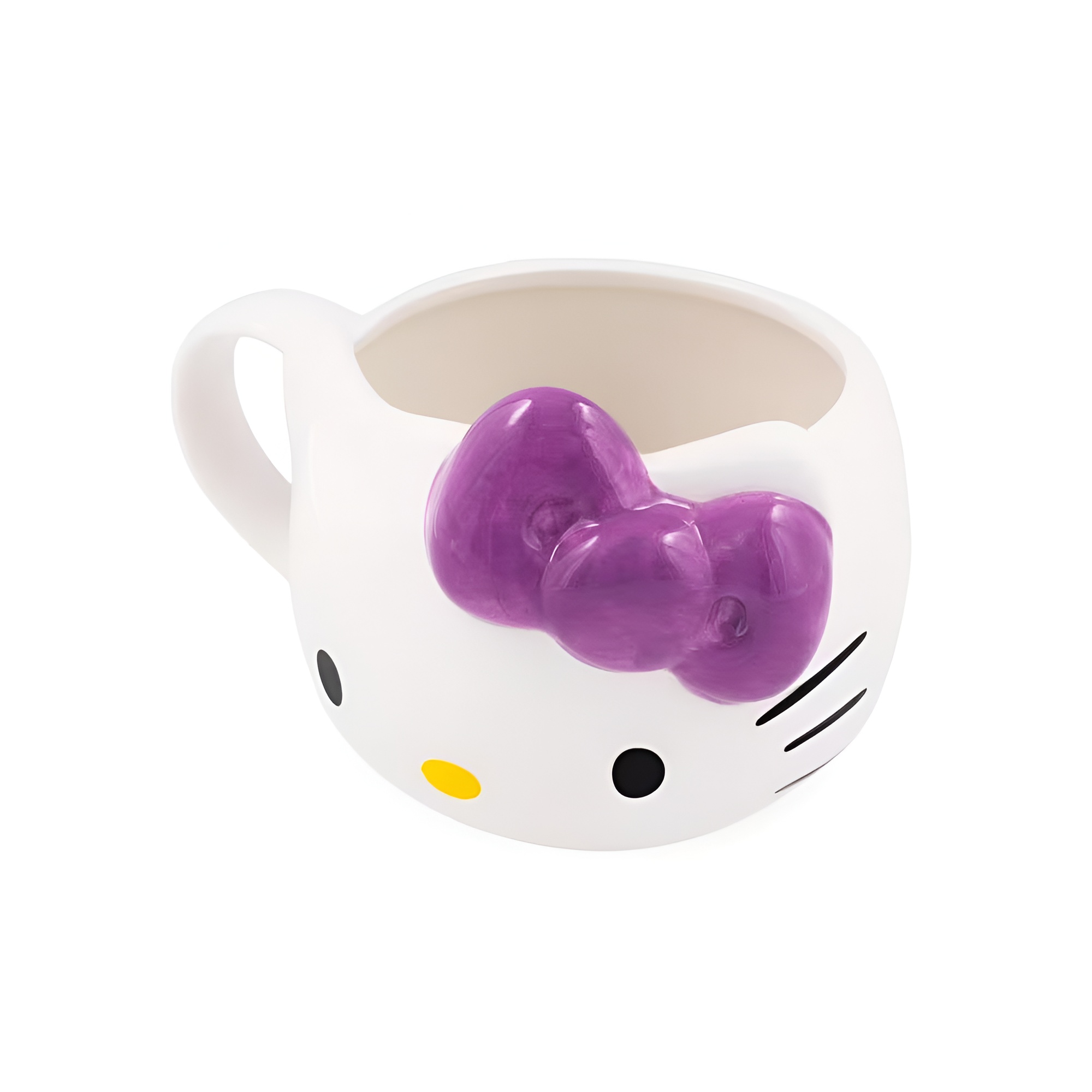 Hello Kitty Purple Bow Sculpted Ceramic Mug | Holds 20 Ounces