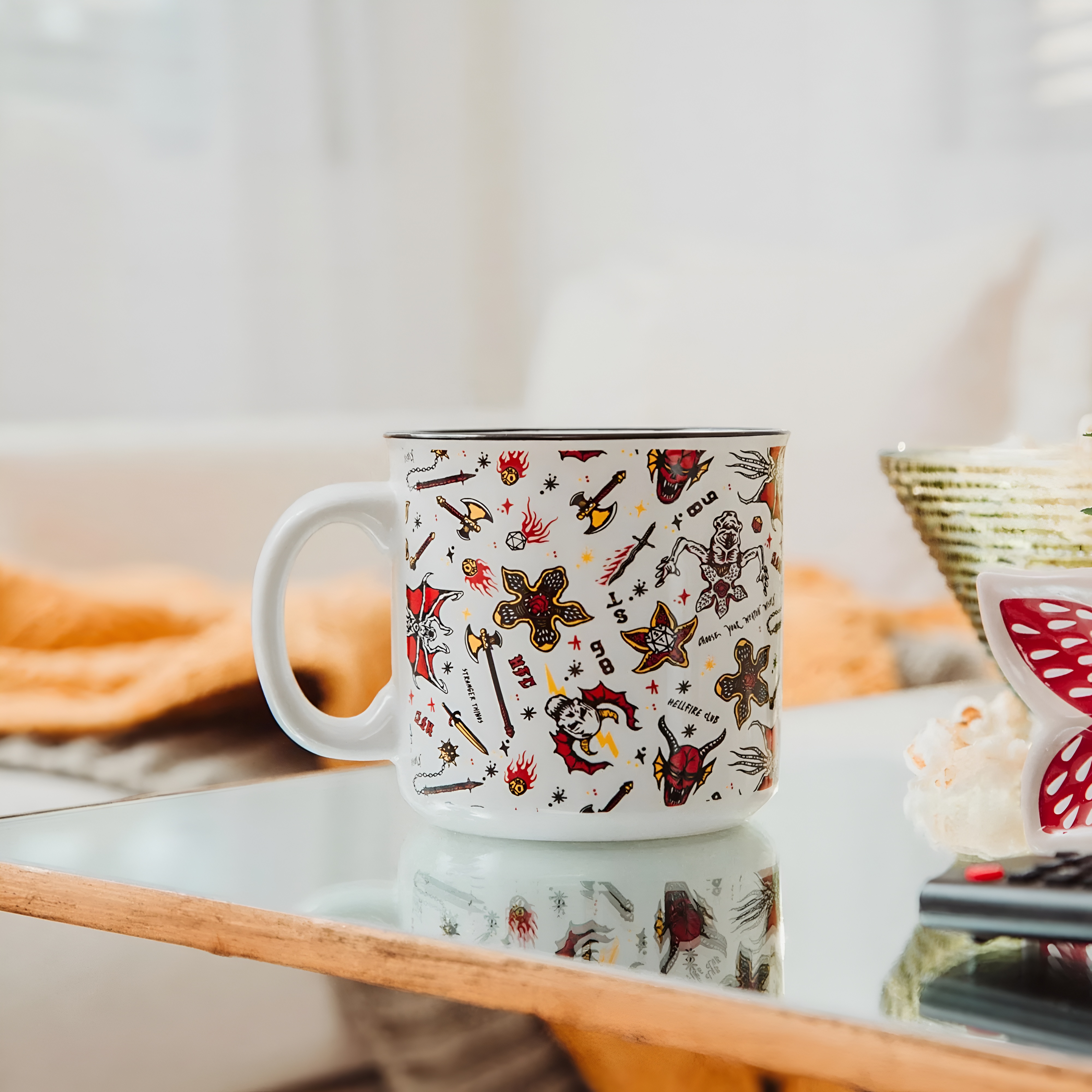 Stranger Things Hellfire Club Icons 20 Oz Camper Mug 