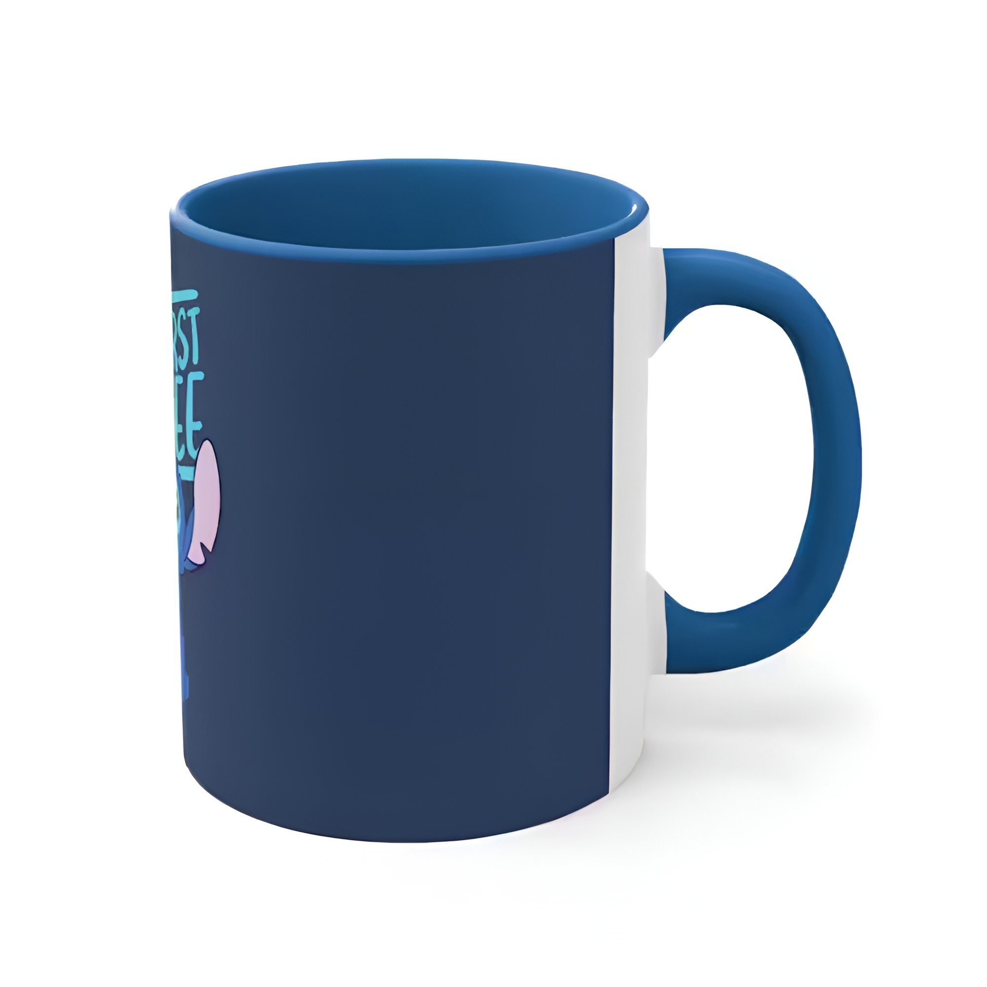 But First Coffee Printed Mug With Stitch Design